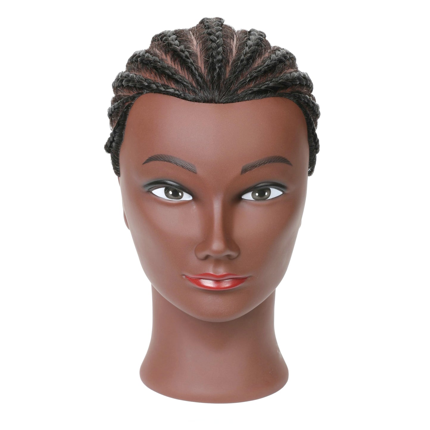 FUTAI Real 100% Human Hair Mannequin Head with Tripod Stand for Hairdresser Practice Manikin Cosmetology Doll Training Head Braiding Styling Curling Cutting Updos Display