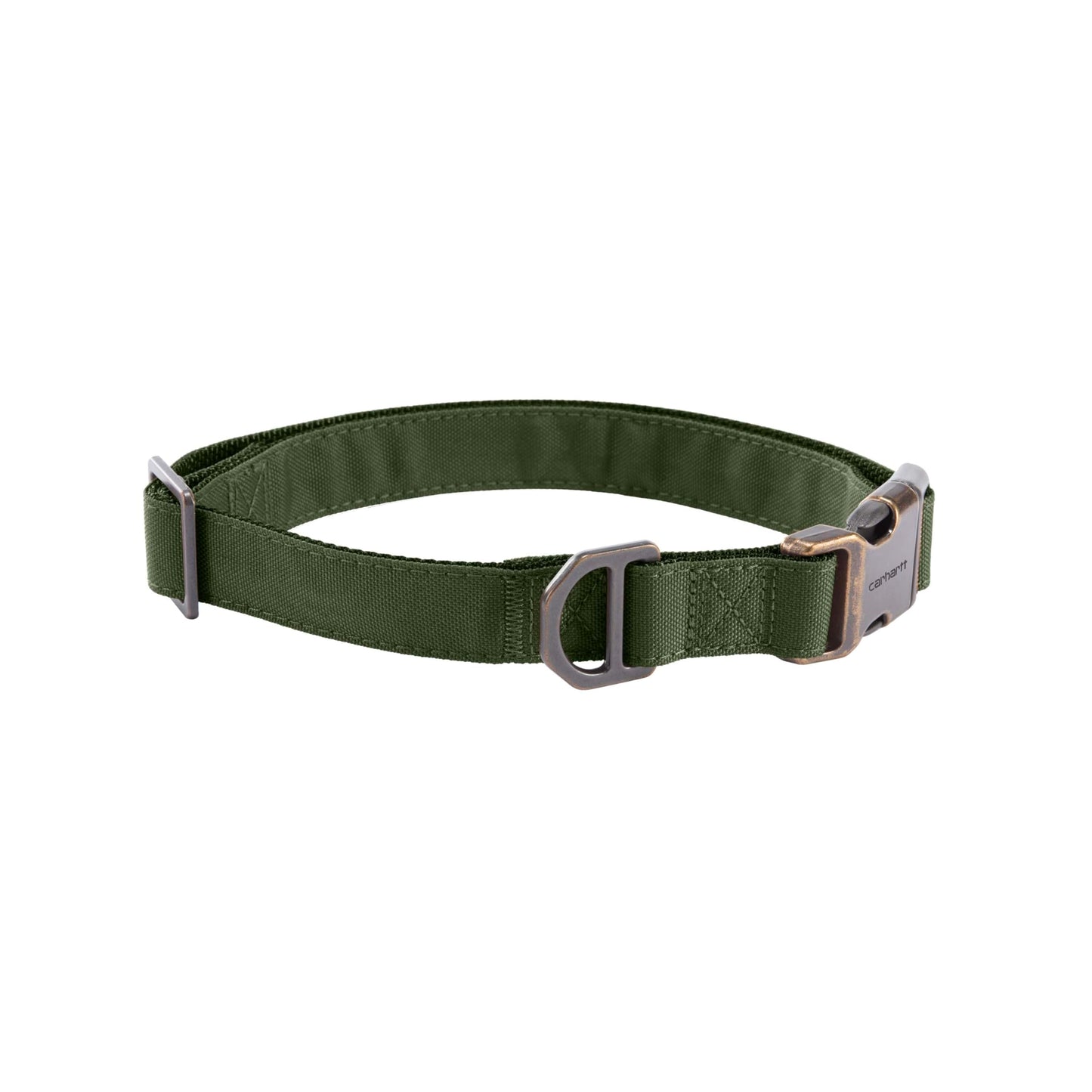 Carhartt Field Dog Collar, Fully Adjustable, Durable 600-Denier Fabric W/Reflective Wordmark for Visibility, Oak Leaf, Large