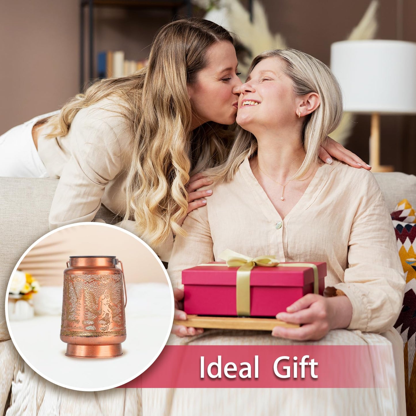 Bigfoot Solar Lanterns Outdoor Waterproof Hanging Solar Lights Big Foot Sasquatch Gifts for Men Women Metal Decorative LED Lanterns for Yard,Patio,Lawn,Tabletop,Pathway,Landscape,Garden Decor