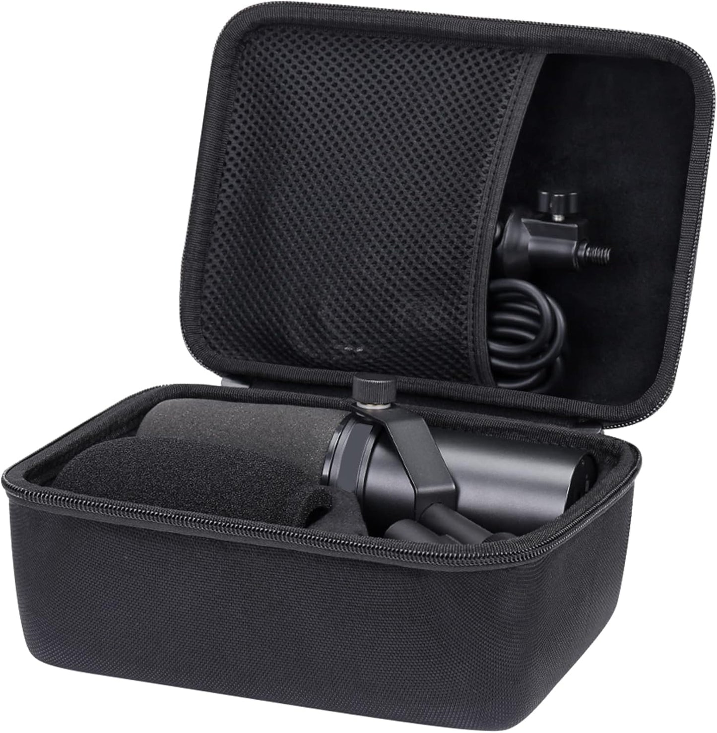 Aenllosi Hard Carrying Case Compatible with Shure SM7B/MV7/SM7dB Vocal Dynamic Microphone for Broadcast (SM7B/MV7/ SM7dB)