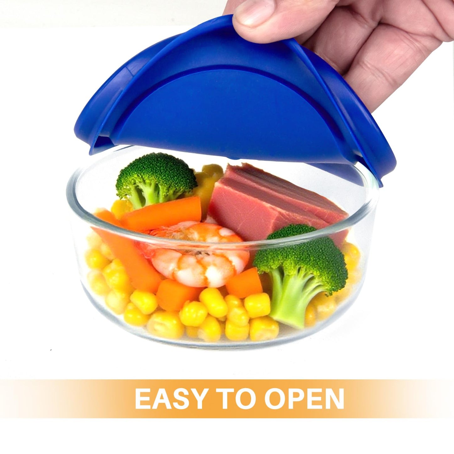 D.M DESIGN•MASTER [6 PACK, 2 CUP]- Glass bowl sets with lids. Free meal prep containers for kitchen, leftovers, snacks. BPA-Free lids. Microwave, Dishwasher, Freezer, Oven Safe.