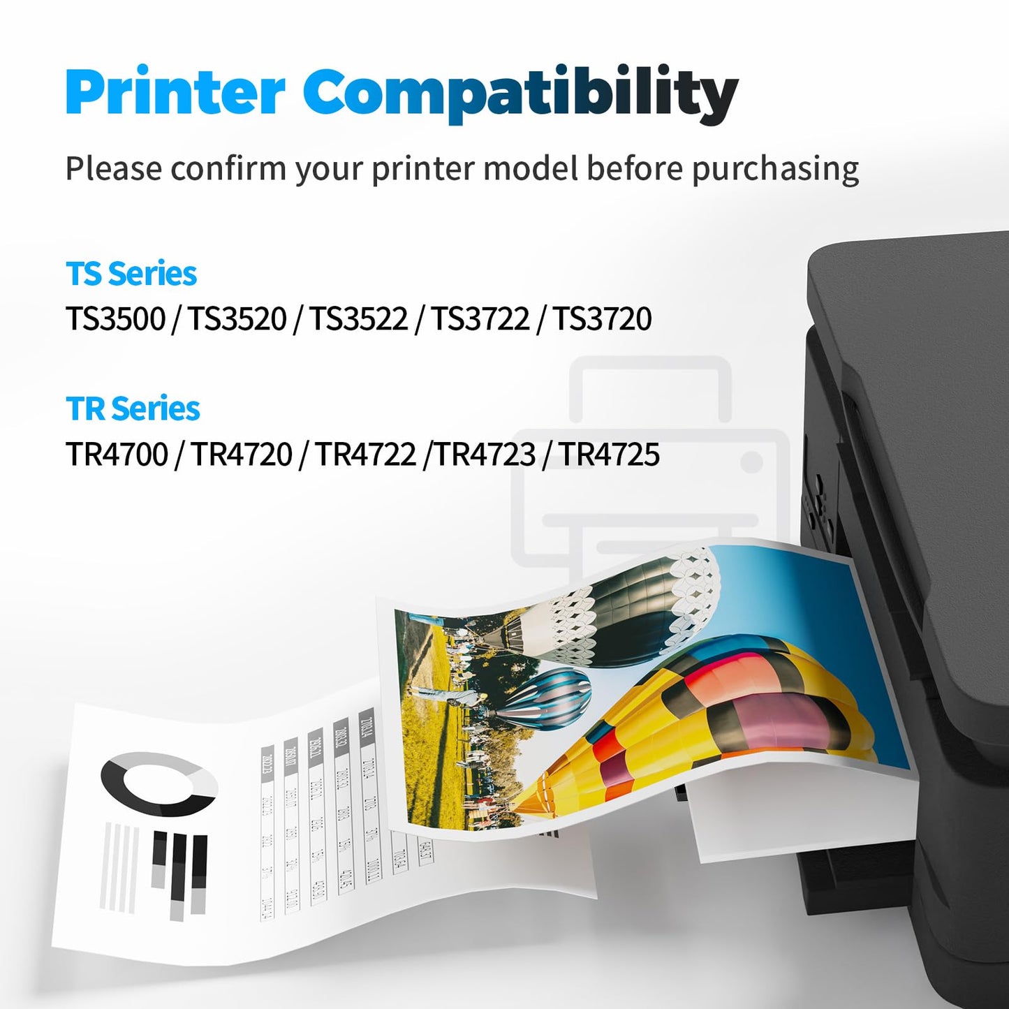 BAIINK 275XL 276XL Ink Cartridges Replacement for Canon 275 276 XL Ink Cartridges PG-275XL CL-276XL Compatible with Canon Pixma TS3720 Ink TR4720 TR4700 TR4723 TR4722 TS3500 Printer High Yield