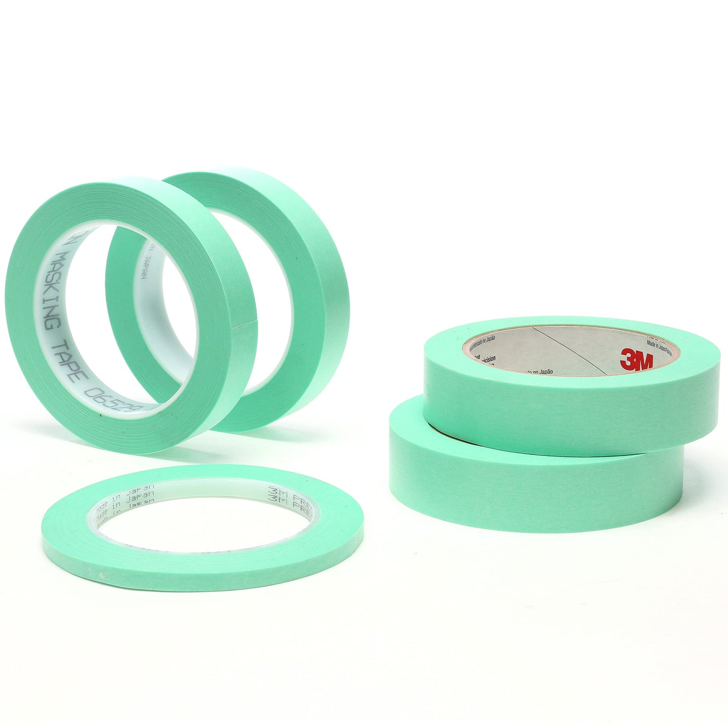 3M Precision Masking Tape, 06525, 1/4 in x 180 ft (6.4 mm x 55 m), 1 Pack