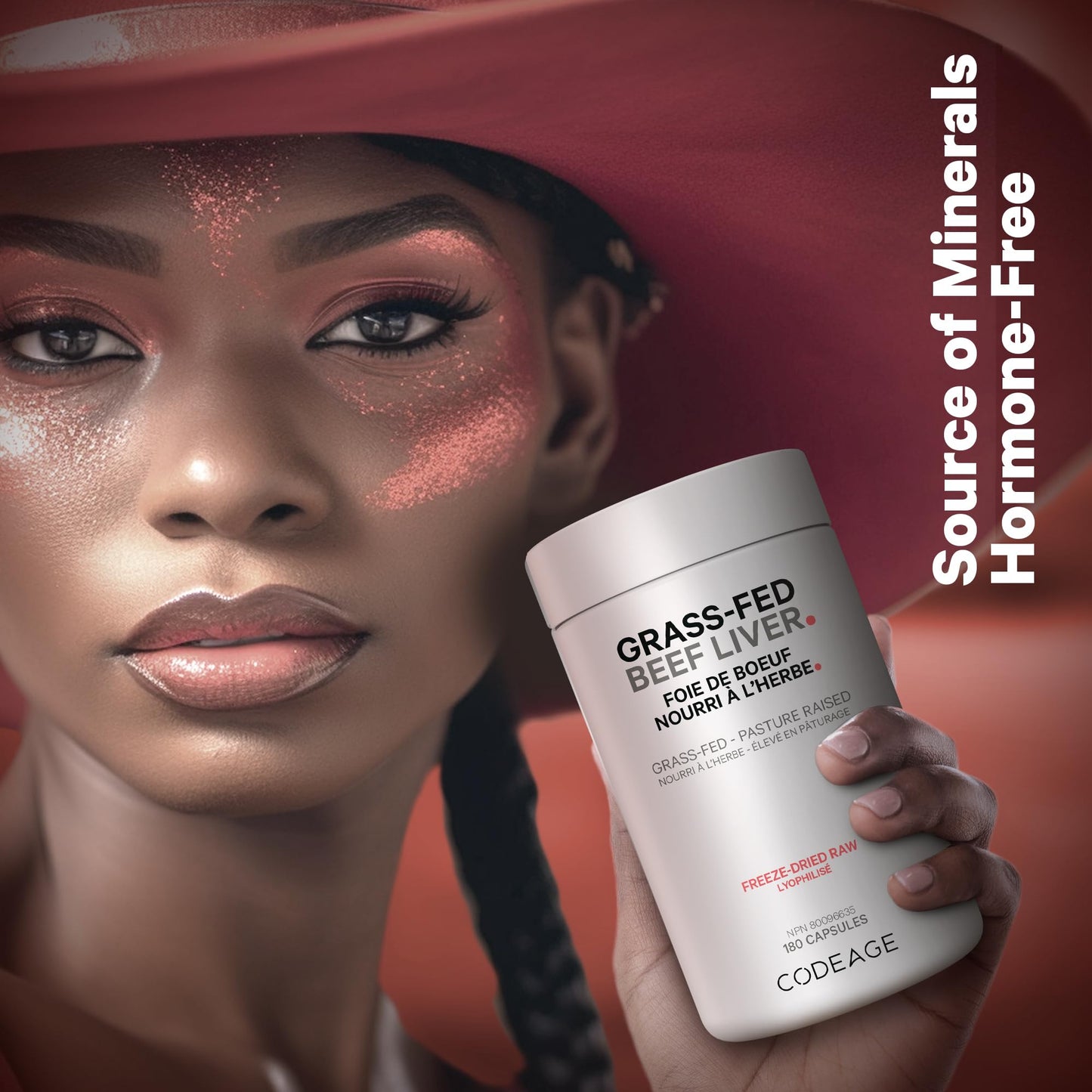 Codeage Grass Fed Beef Liver Supplement - Freeze Dried, Non-Defatted, Desiccated Beef Liver Glandulars Bovine Pills - Liver Health Foods Meat - Argentina Beef Vitamins For Liver - Non-GMO - (2 Pack)