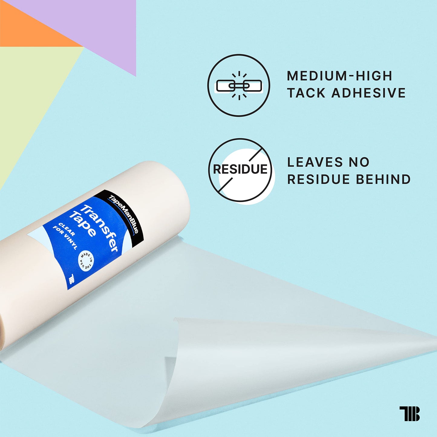 12" x 300' Roll of Clear, High-Tack Application Tape/Transfer Tape for Cricut, Silhouette, Pazzles, Craft ROBO, QuicKutz, Craft Cutters, Die Cutters, Sign Plotters - Easy to Use for Vinyl Application
