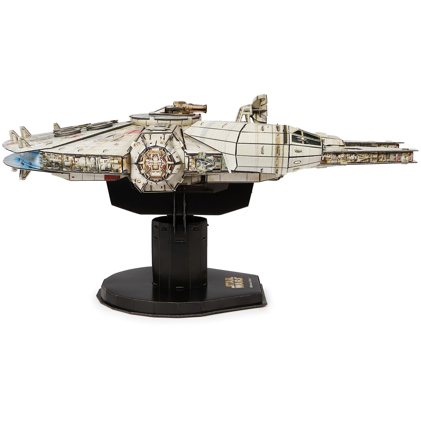 4D Build, Star Wars Millennium Falcon 3D Model Kit 223 Pcs | Star Wars Toys Desk Decor | Building Toys | Paper Model Kits for Adults & Teens 12+