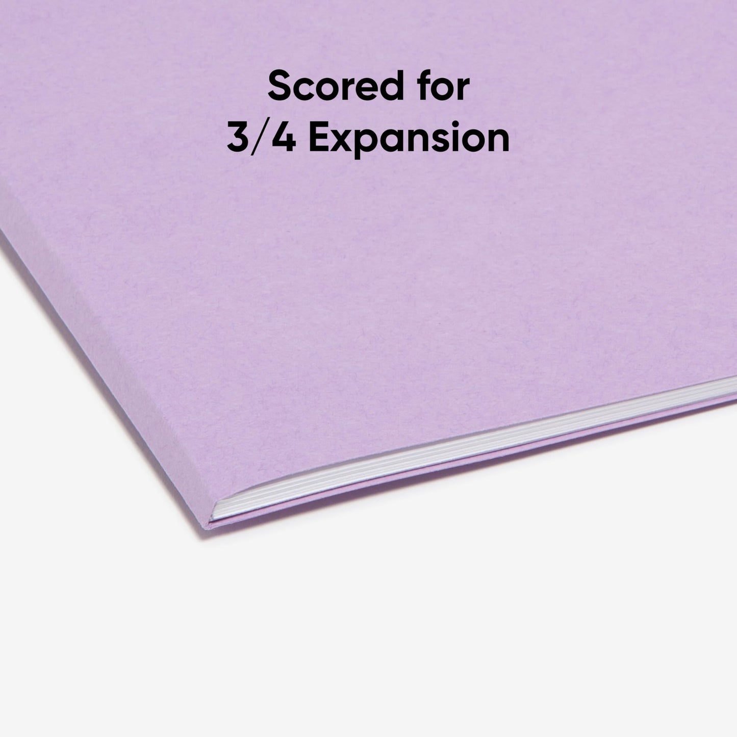 Smead 1/3-Cut File Folders, Letter Size, Lavender, 100 Per Box (12443)