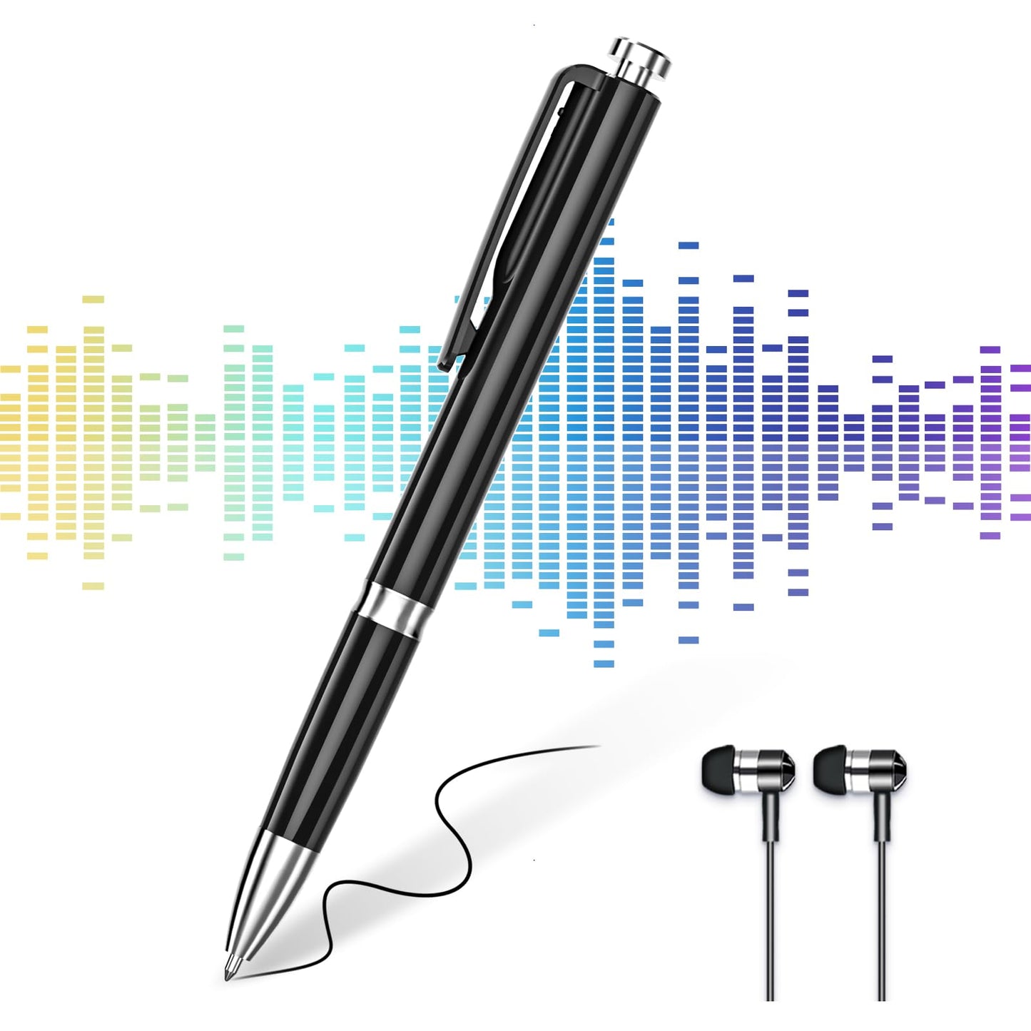 32GB Digital Voice Recorder - XIXITPY Voice Recorder with AI Noise Reduction, Voice Activated Recorder for Work Lecture Meeting Interview Course