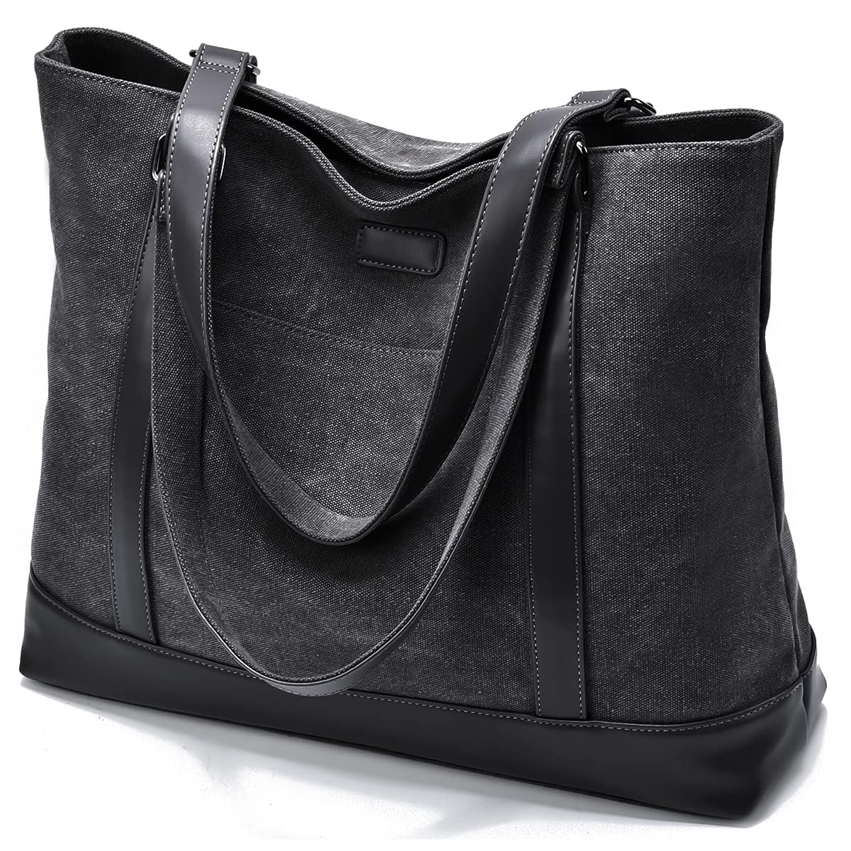 Women Laptop Tote for Work 15.6 Inch Large Canvas Handbag Purse Shoulder Bag