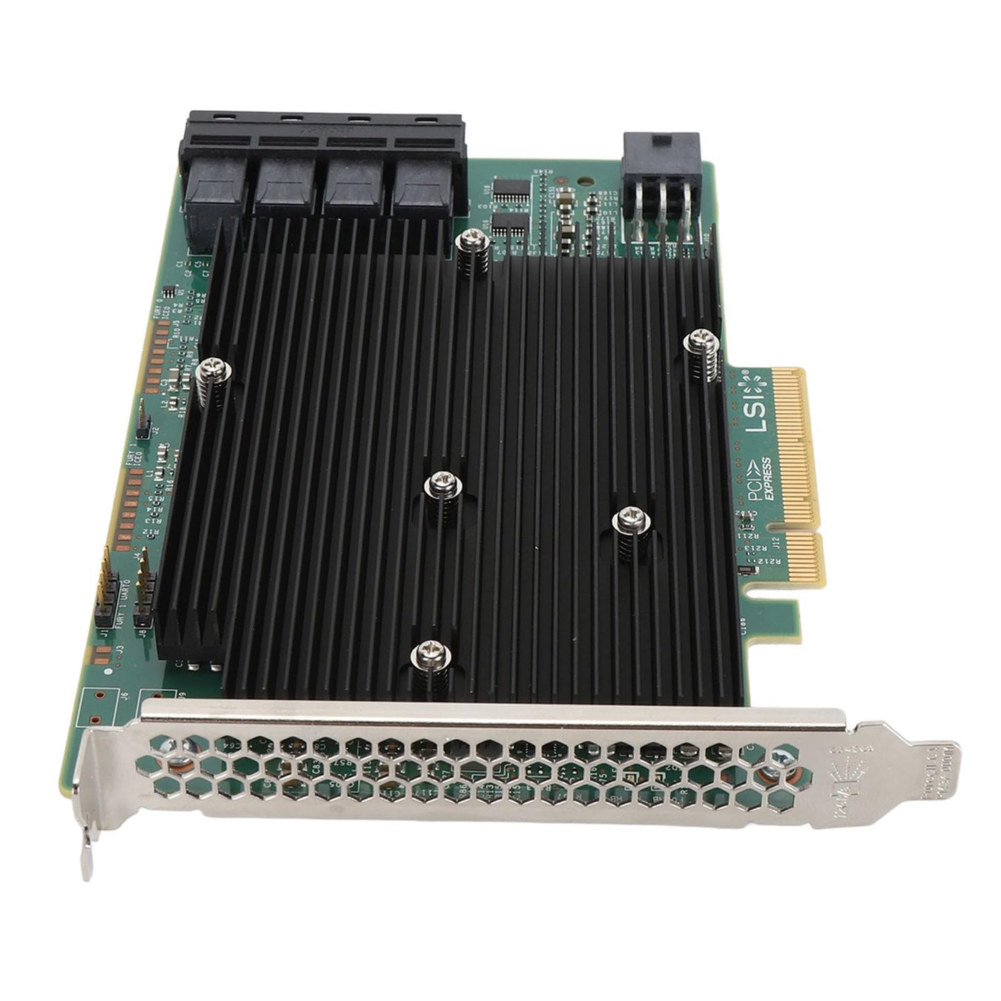 LSI SAS 9300 16I HBA Card, 12Gbps SATA SAS Port HBA Host Bus Adapter Card for for Linux for VMware for Freebsd
