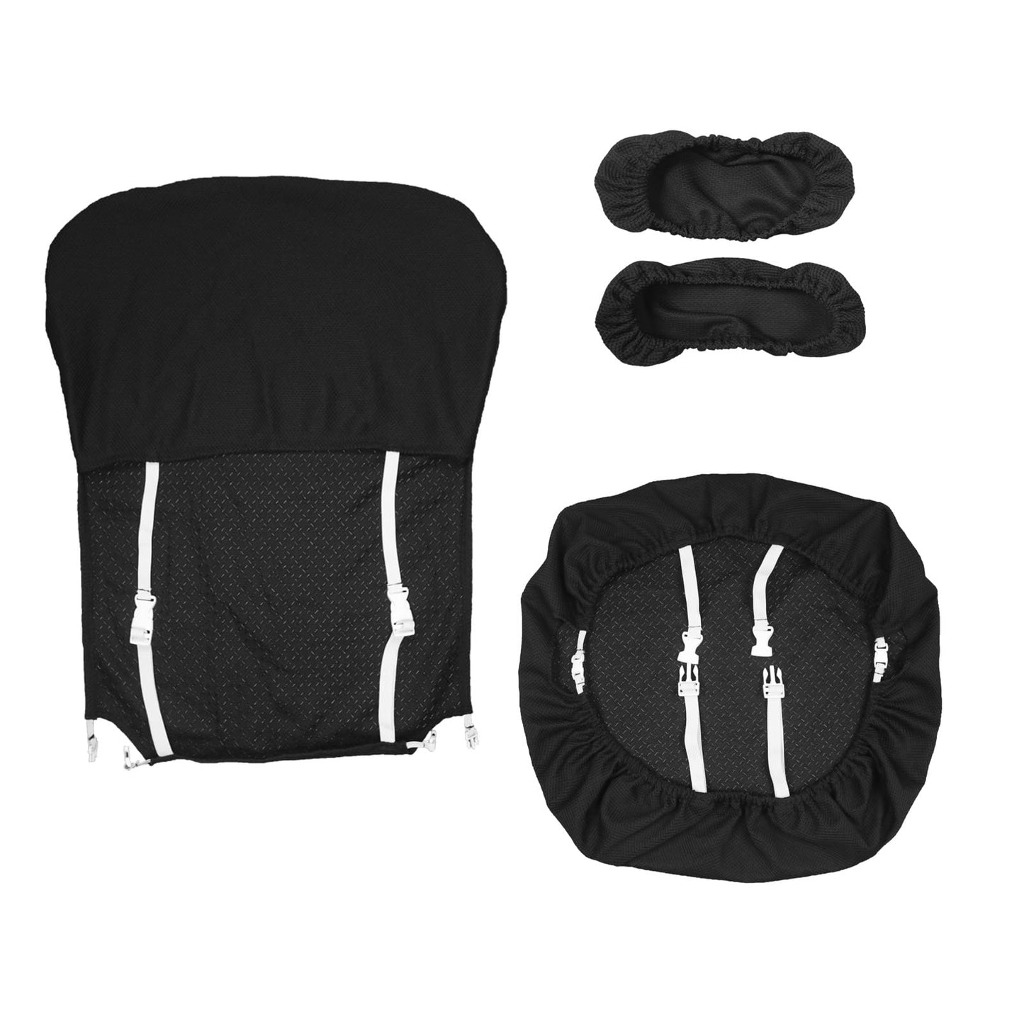4-Piece Office Chair Set, Compatible with Herman Miller Aeron Office Chair, Size B (Black)