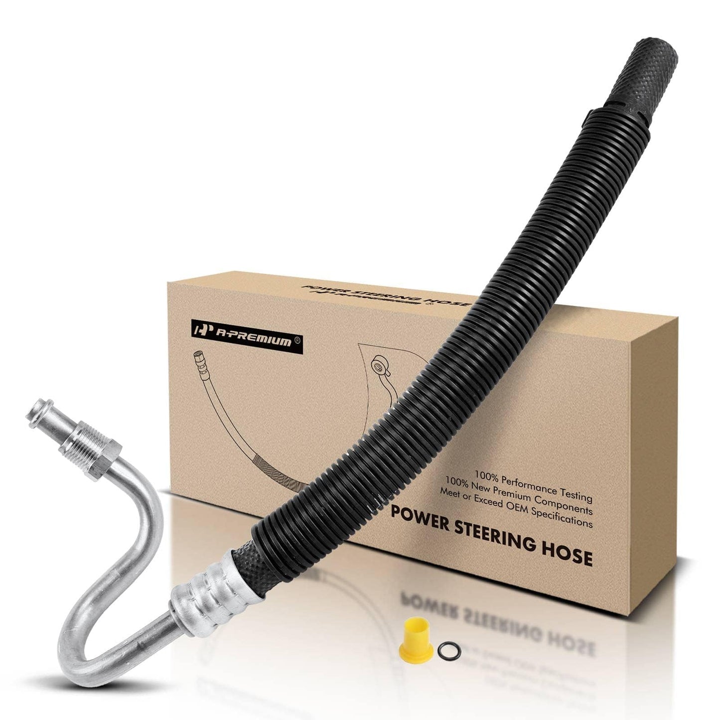 A-Premium Power Steering Return Hose Line Assembly Compatible with Ram 2500 2011-2018, 3500 2012-2018, 5.7L 6.4L, Gear To Cooler