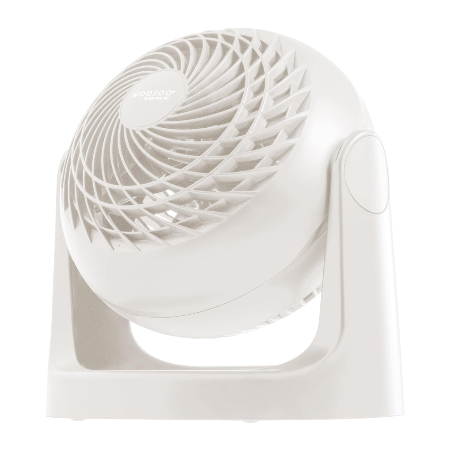 IRIS USA WOOZOO Desk Fan, Oscillating Table Air Circulator, 3 Speeds, 52ft Max Air Distance, 10 Inches, 360° Adjustable Tilt, 30 db Low Noise, Fan for Bedroom, Office, Dorm, Medium, White