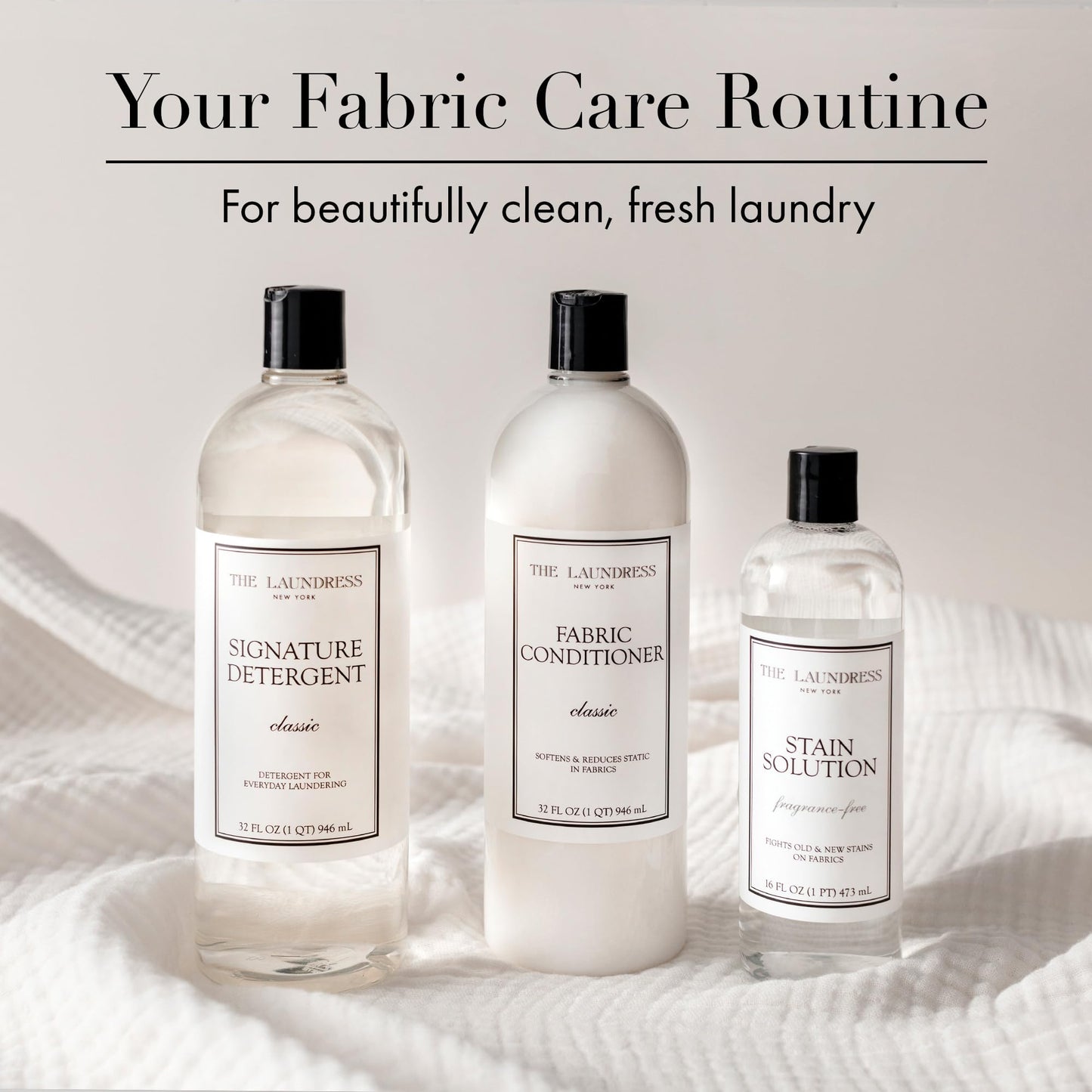 The Laundress Signature Detergent Classic, 32 Fl Oz, Laundry Detergent Liquid, Concentrated, Stain Remover