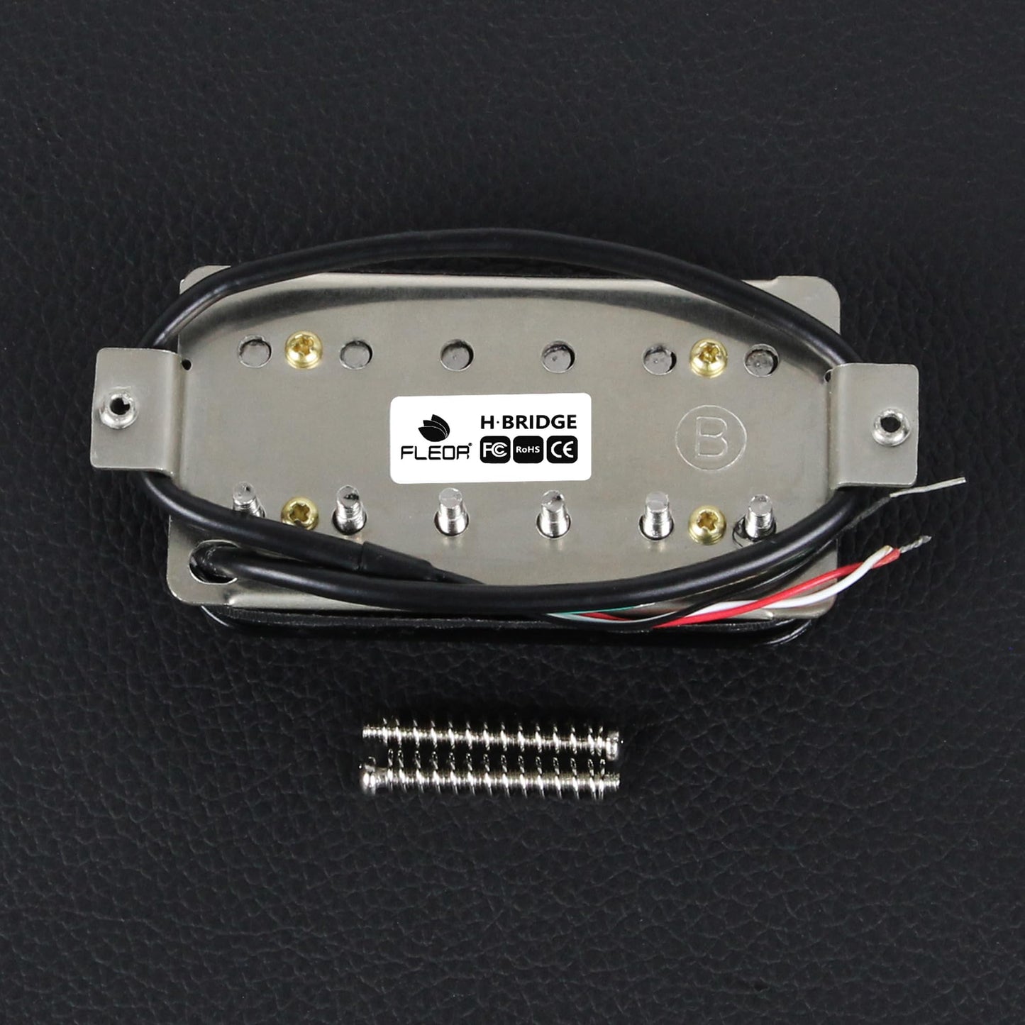 FLEOR Black Guitar Humbucker Pickups Alnico 5 Bridge Pickup 14-15k