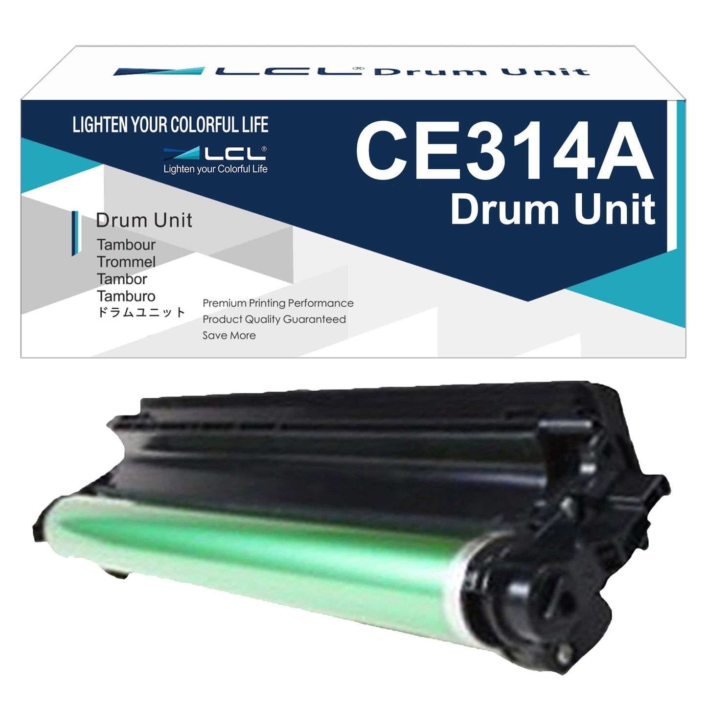 LCL Comaptible Drum Unit for HP 126A CE314A CRG029 (1-Pack) for HP LaserJet Pro CP 1021 CP1022 CP1023 CP1025 CP1025nw CP1026nw CP1027nw CP1028nw MFP M176n M177fw MFP M175nw M175a M275s M275t