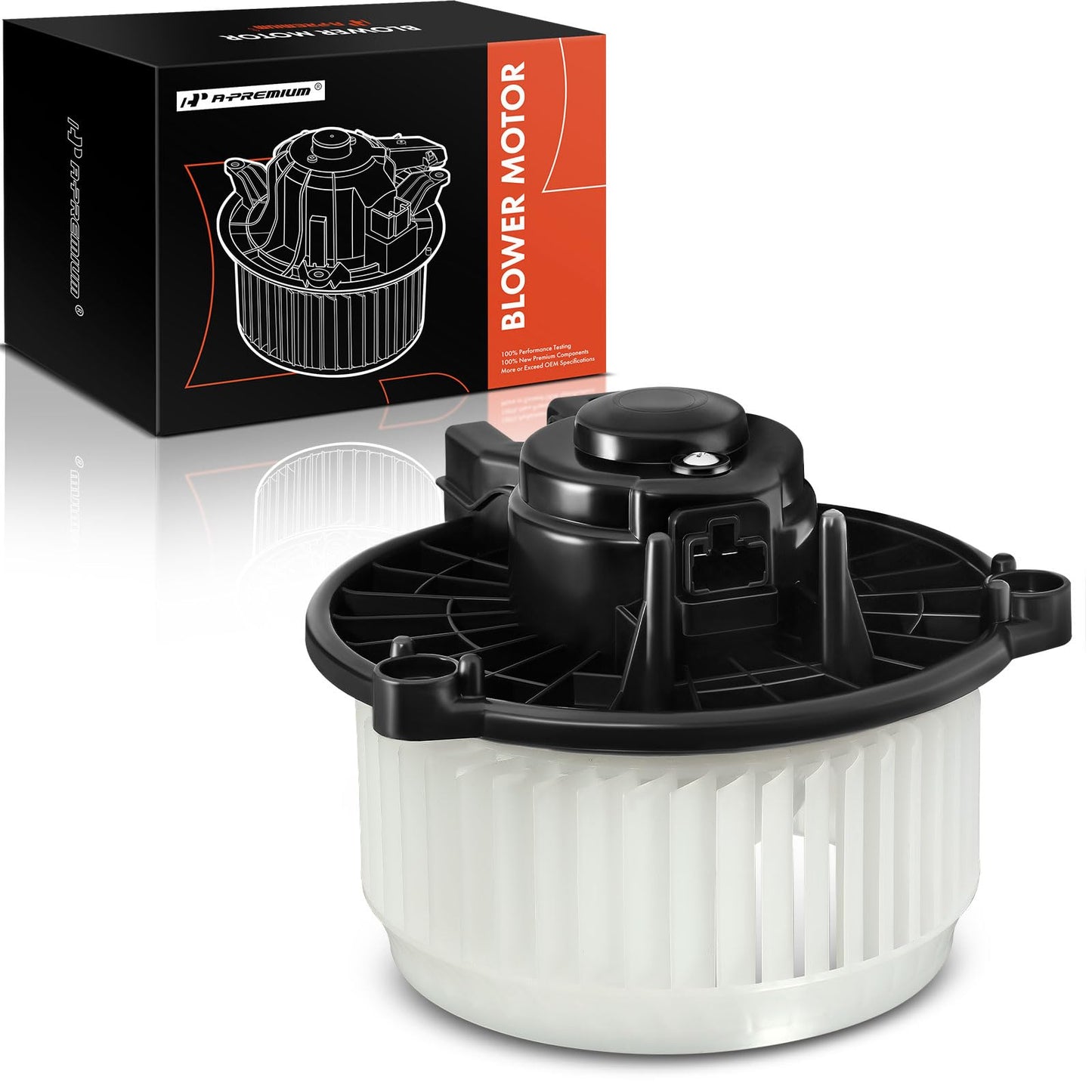 A-Premium Front HVAC Heater Blower Motor with Fan Cage Compatible with Honda Vehicles - 2009 2010 2011 2012 2013 2014 Fit
