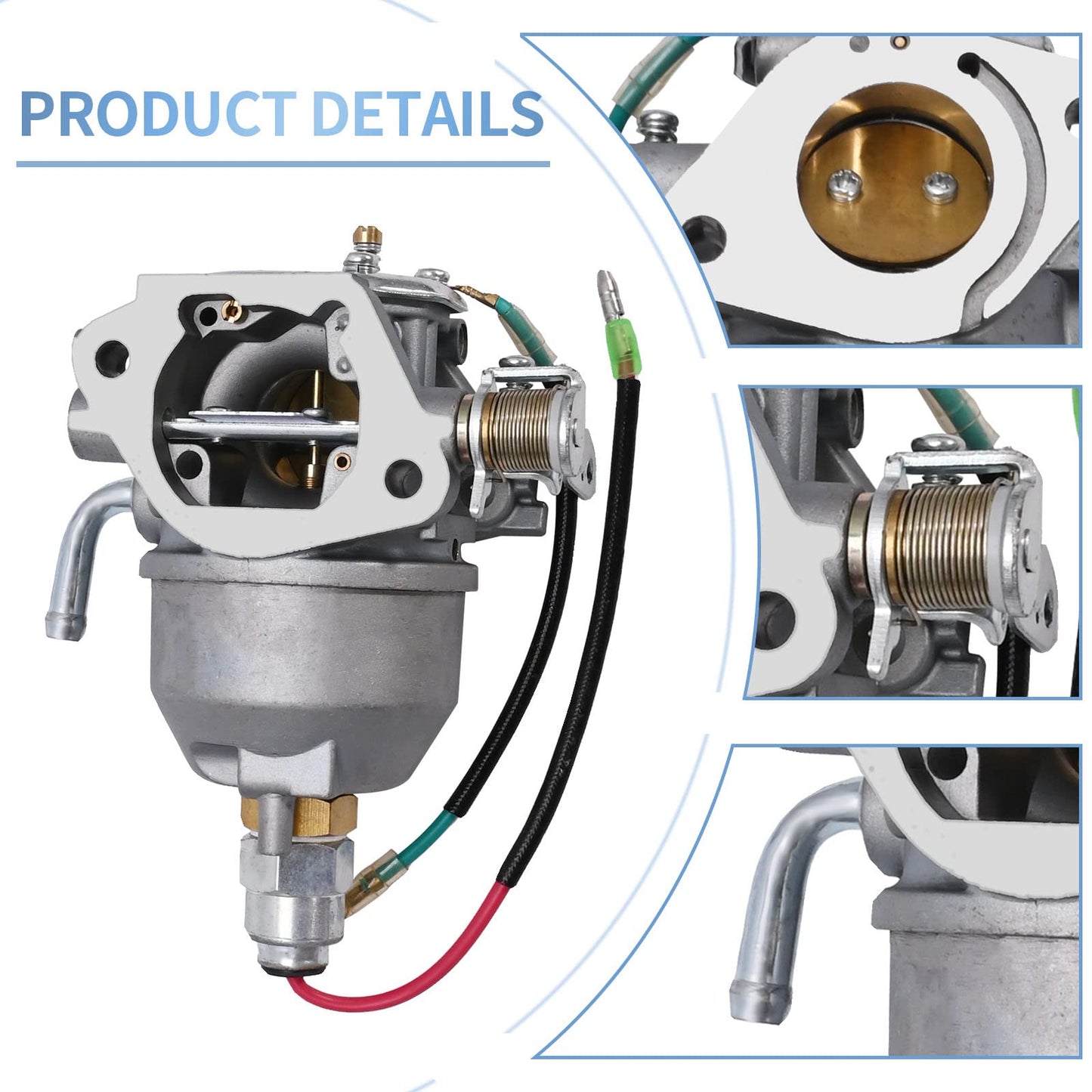Zreneyfex 24 853 25-S Carburetor Kit Replacement for Kohler CV20-22 CV18S CV20S CV22S CV725 Engines