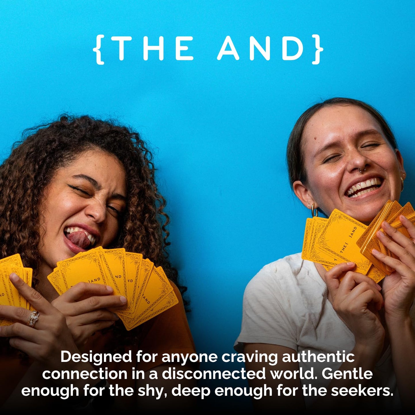 (THE AND) Strangers Edition - Conversation Starter Card Game - Fun Getting to Know You Game - Ice Breakers to Reduce The Space Between You and a Stranger - Questions to Make a Friend by The Skin Deep