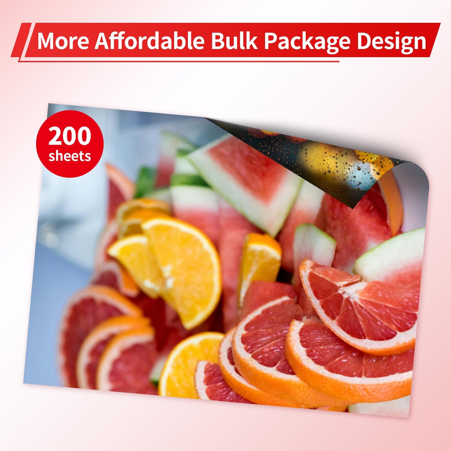 200Sheets Inkjet Glossy Brochure Paper 37LB 140gsm Bulk Package Thin Double Sides Glossy Photo Paper for Magazine, Flyer, Presentation, Program,Calendar Elygrap
