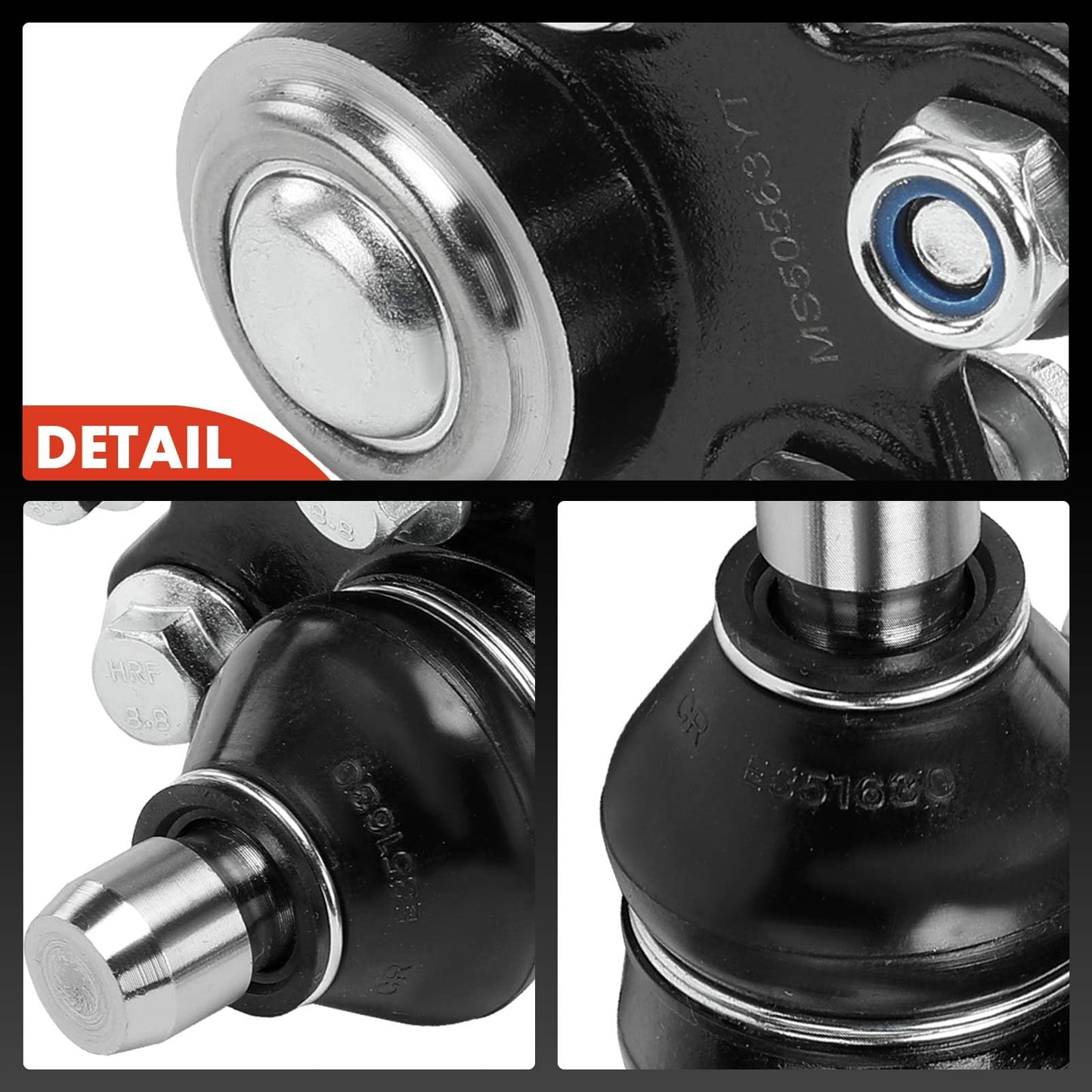 A-Premium 2 x Front Lower Ball Joint, Compatible with Buick Encore 2013-2022 & Chevrolet Sonic 2012-2018, Trax 2013-2022
