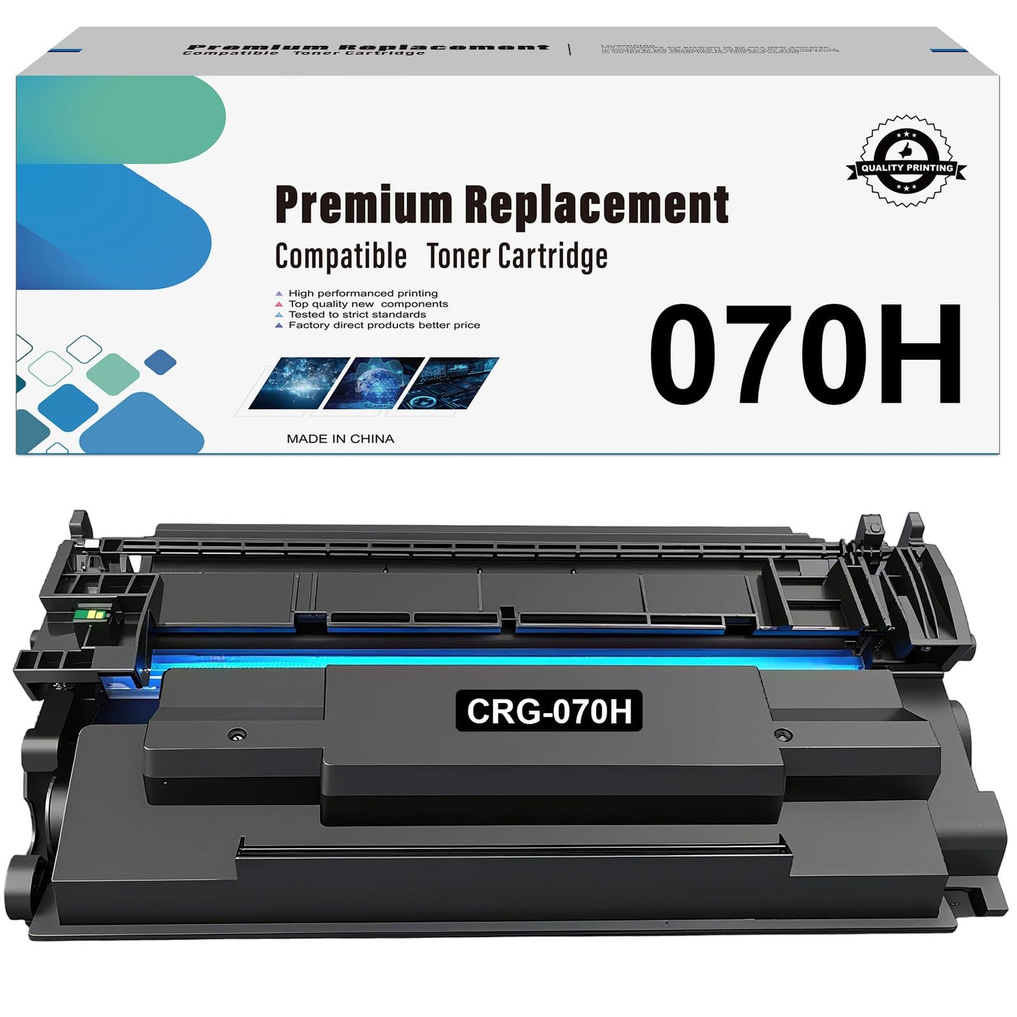 Aseker Compatible 070H Toner Cartridge 5640C001 Replacement for Canon 070 / 070H Work with ImageCLASS MF460 MF465dw MF462dw LBP240 LBP246dw LBP247dw Printers High Capacity 10200 Pages (Black x 1)