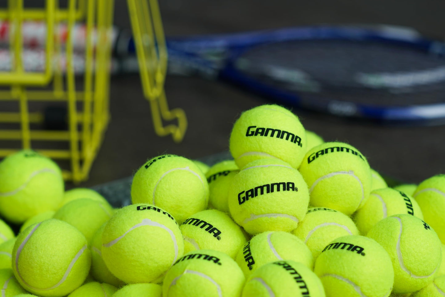 GAMMA Box-O-Balls 18 - Box of 18 Pressureless Tennis Balls -