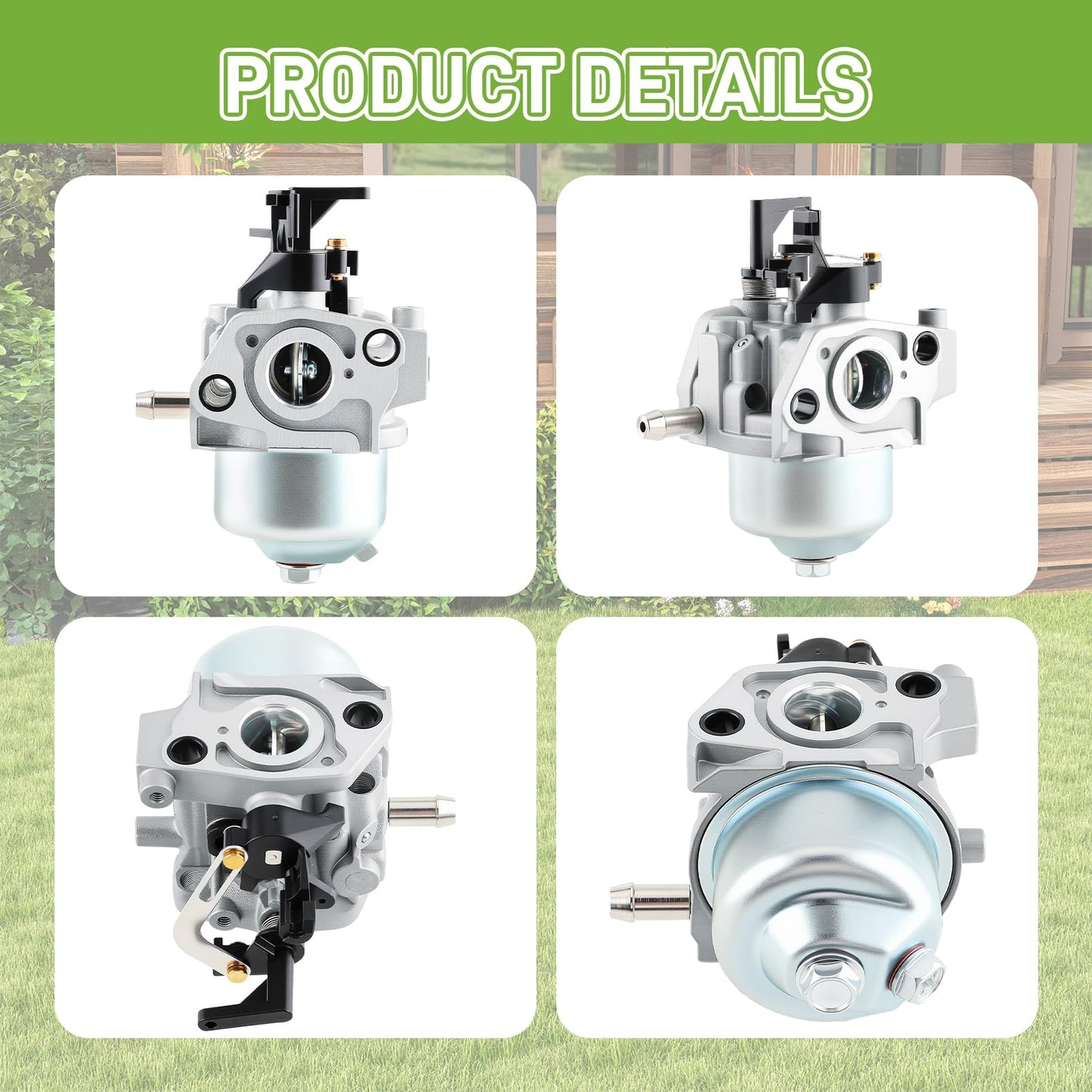partszen 14 853 68-S Carburetor XT-7 for Kohler Courage XT675 XT650 XT6.5 XT6.75 Engine Lawn Mower with 14 083 16-S Air Filter Cover Kit