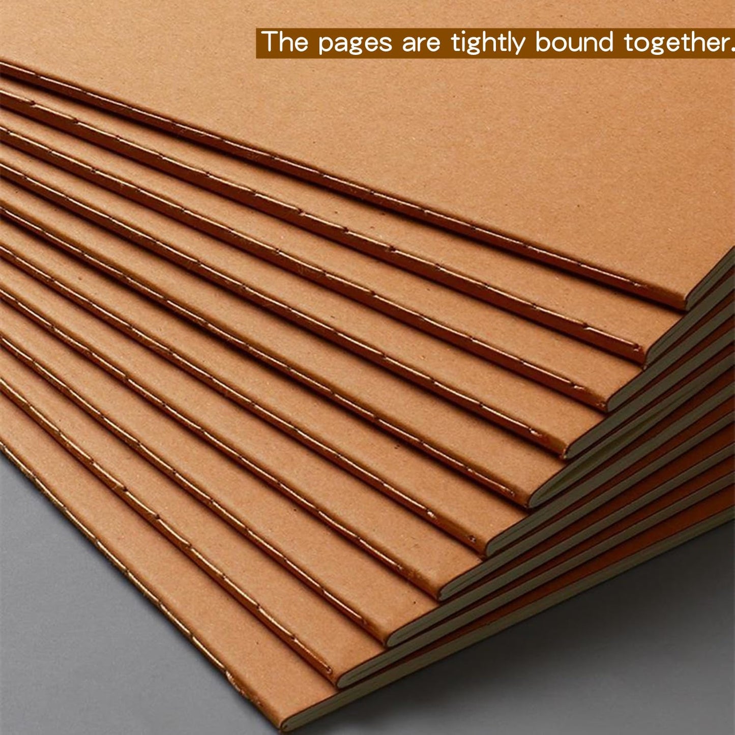24 Pack A5 Lined Notebooks 80 Pages(40 Sheets) Kraft Notebooks, Subject Notebook Travel Journals, Composition Writing Note Books for School Students, Travelers, Office, 8.2" x 5.5"