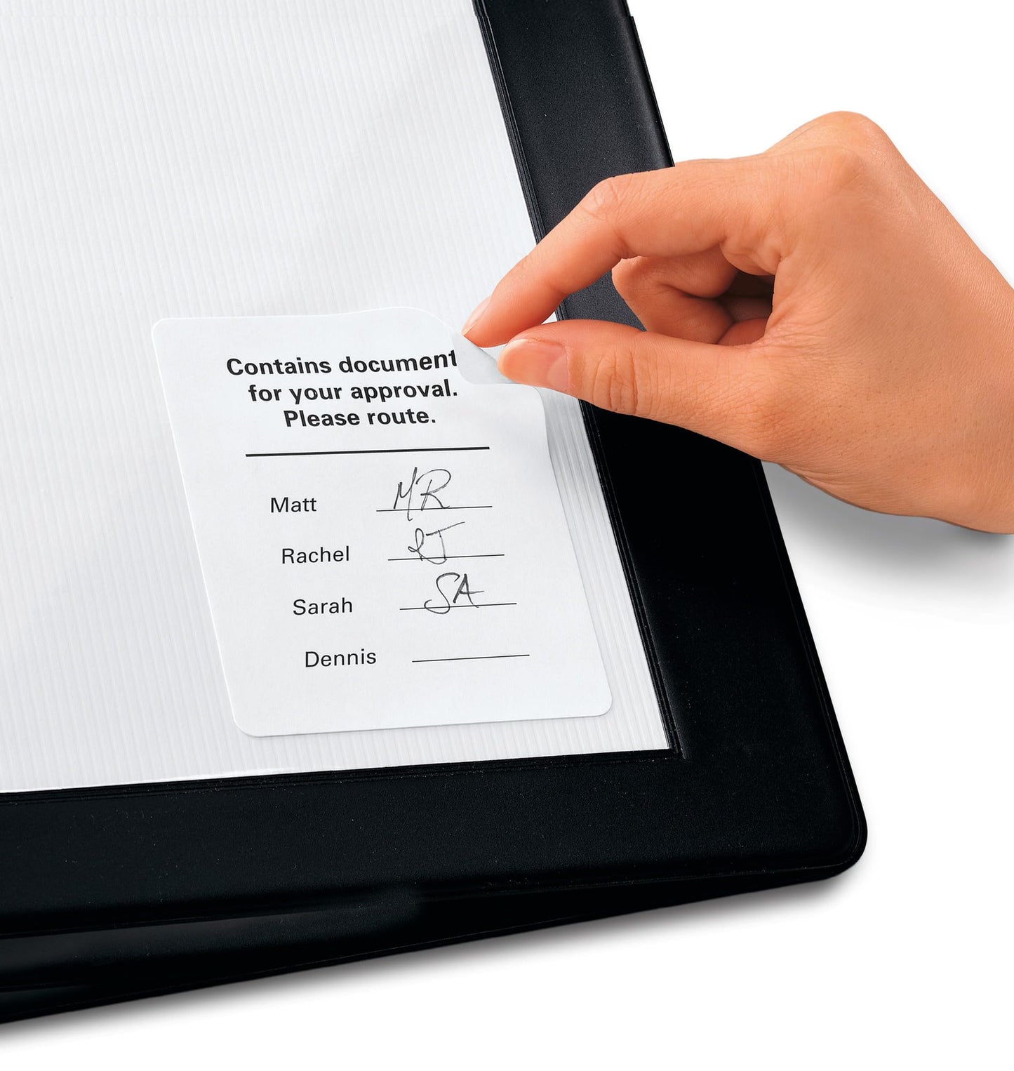 Removable ID Labels with Sure Feed, Laser/Inkjet, 3-1/3"