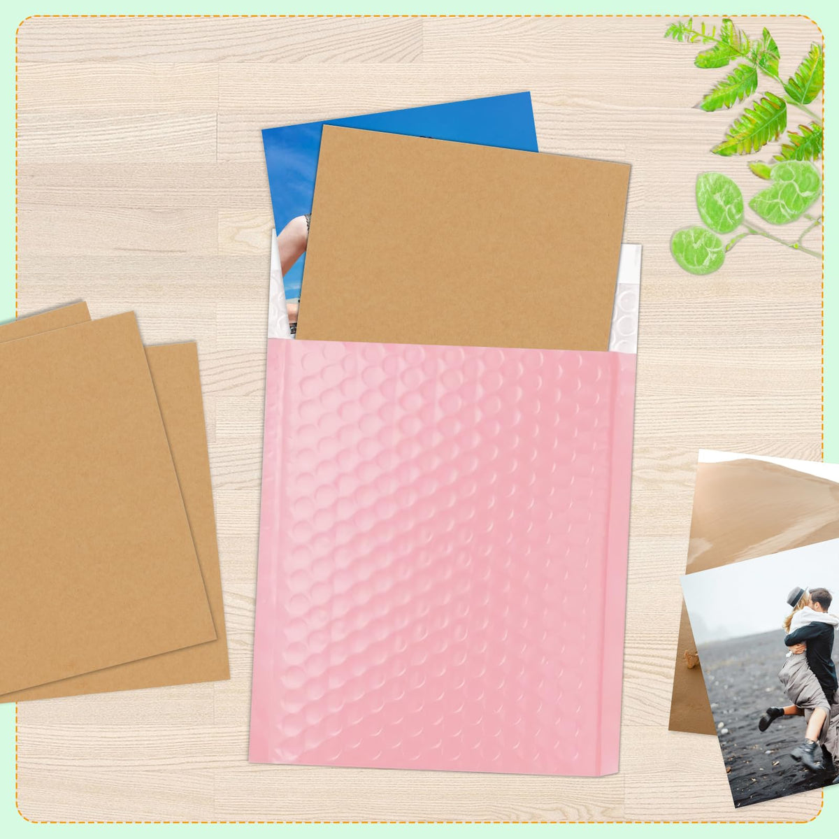 HORLIMER 100 Pack 8x10 Chipboard Sheets, Kraft Cardboard for Shipping, Book Binding, DIY Crafts