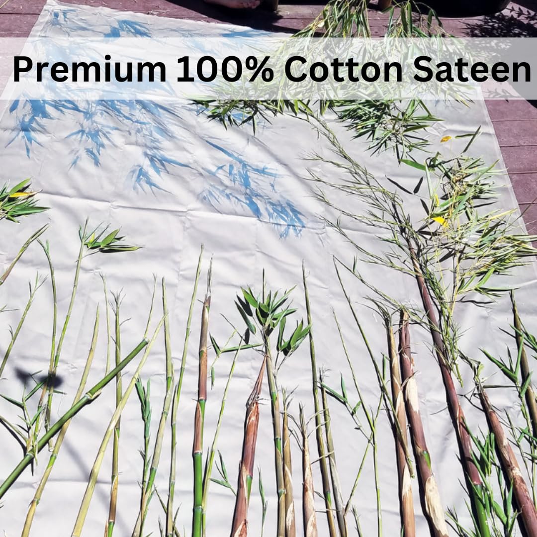 Jacquard Cyanotype Pretreat 60" x 84" Mural Fabric, Blue