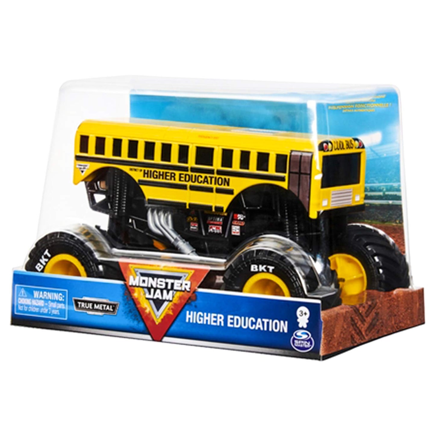 Monster Jam, Official Higher Education Monster Truck, Die-Cast Vehicle, 1:24 Scale