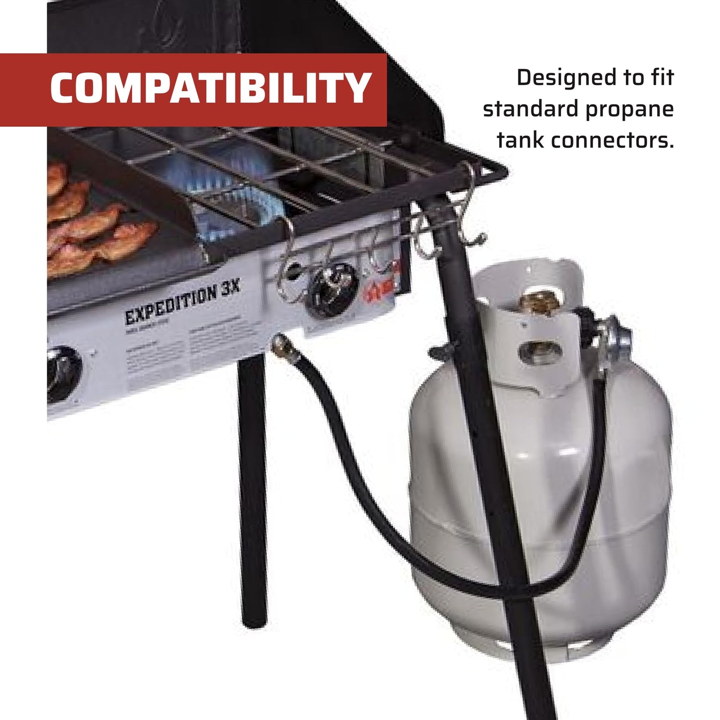 Camp Chef HRL replacement hose and regulator, 1 PSI