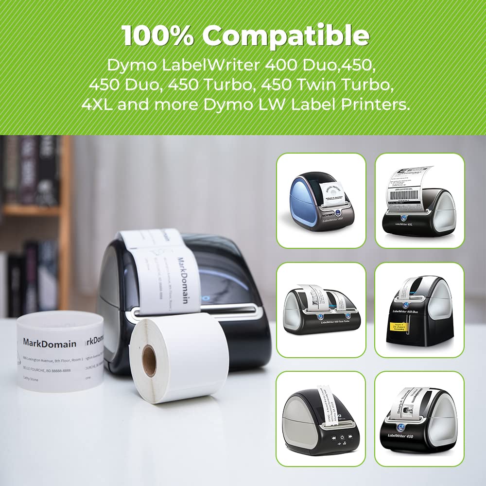 Compatible DYMO 30256 Shipping Labels 2-5/16" x 4" Address Barcode Stickers