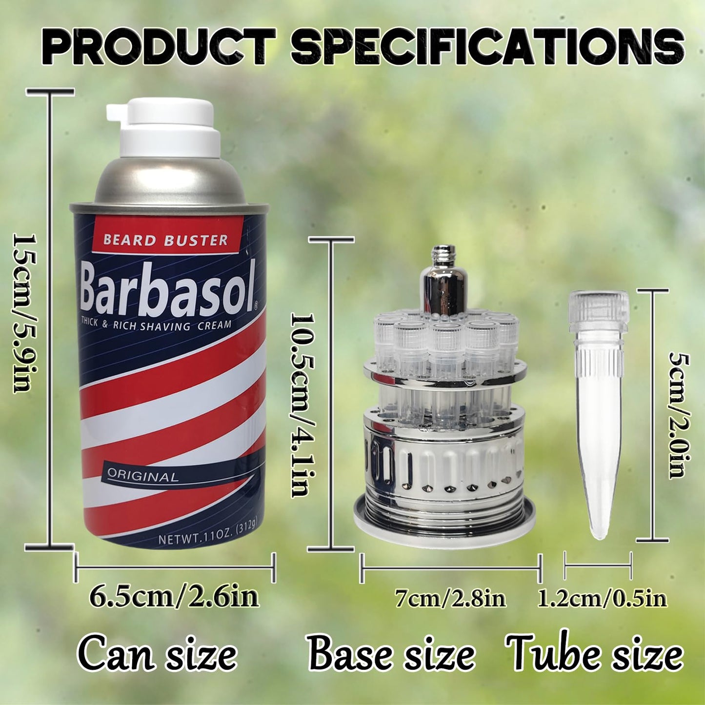 Dinosaur DNA Can Freezer Jar Canister with Metal Rack and Test Tube Dinasaur DNA Props Cryo for Dinosaur Fans and Movie Collectors for Party Decoration Birthday Christmas Gifts