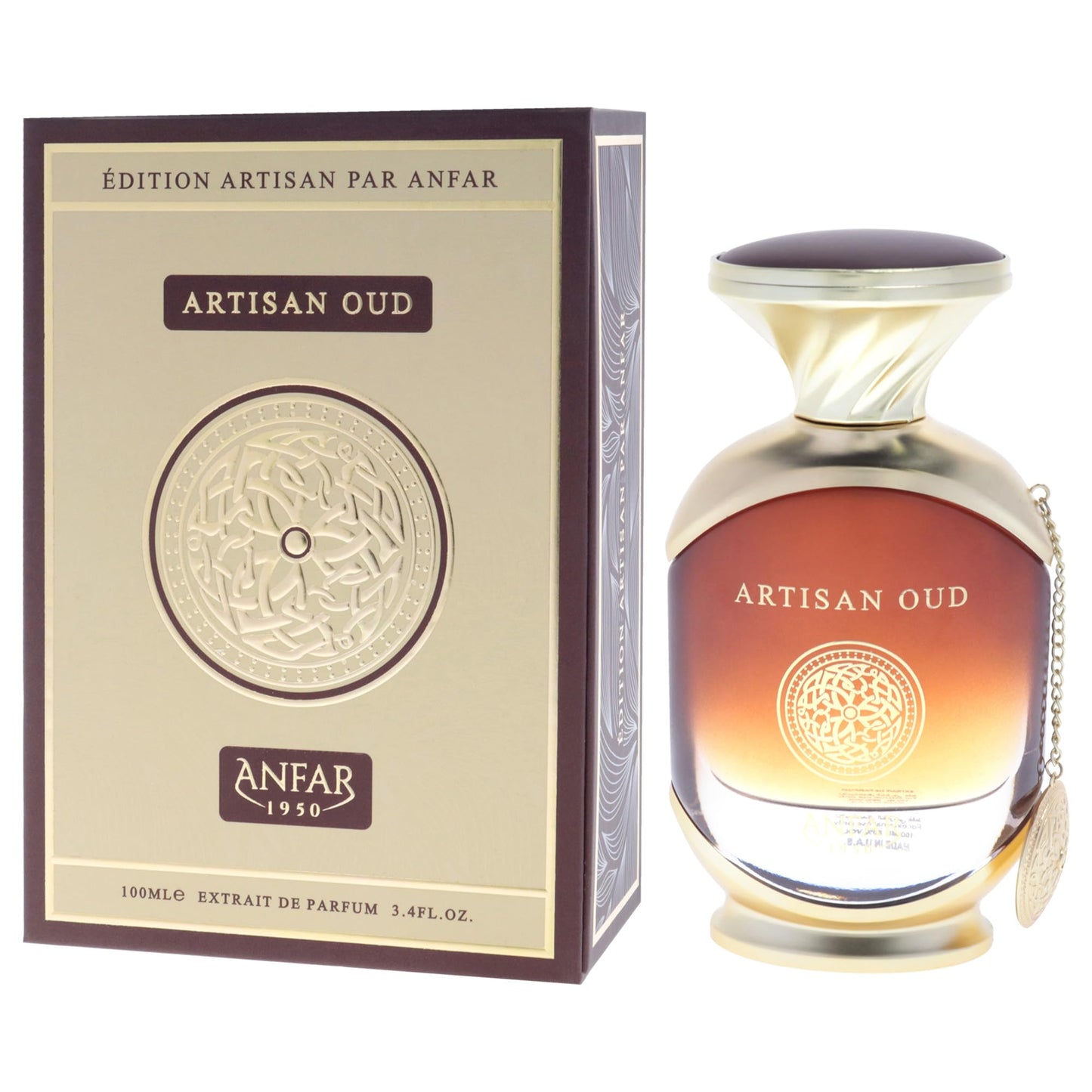 Anfar Edition Artisan Oud Extrait De Parfum Spray Men-3.4 oz
