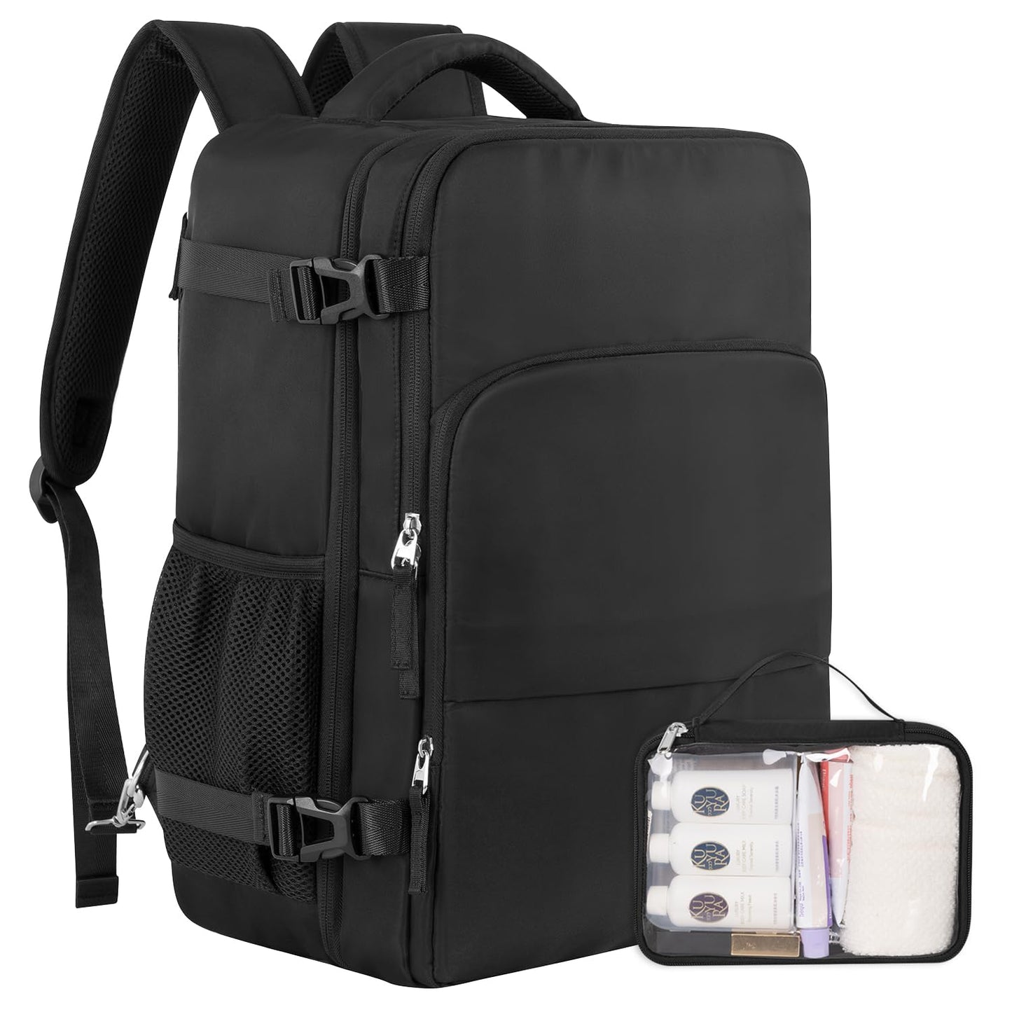 Sinaliy Travel Backpack, Black, X-Large, Modern