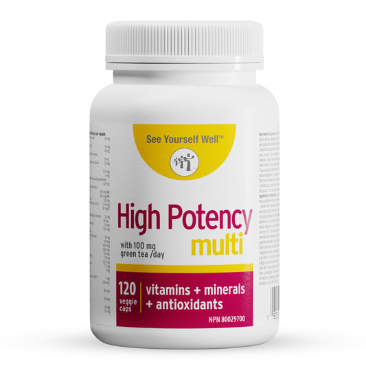 Brain Booster Supplement with Anti Aging Essentials. For Concentration, Brain Fog, Mental Alertness, Focus, Clarity, & Memory Support. 30+ Vitamins & Minerals. By See Yourself Well 120ct