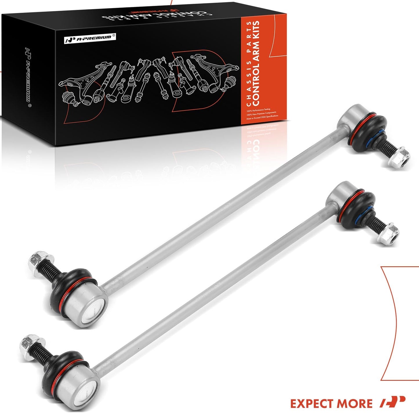 A-Premium 2 x Front Sway Bar Links Stabilizer Bar Links, Compatible with Mazda 3, 3 Sport, 2014 2015 2016 2017 2018