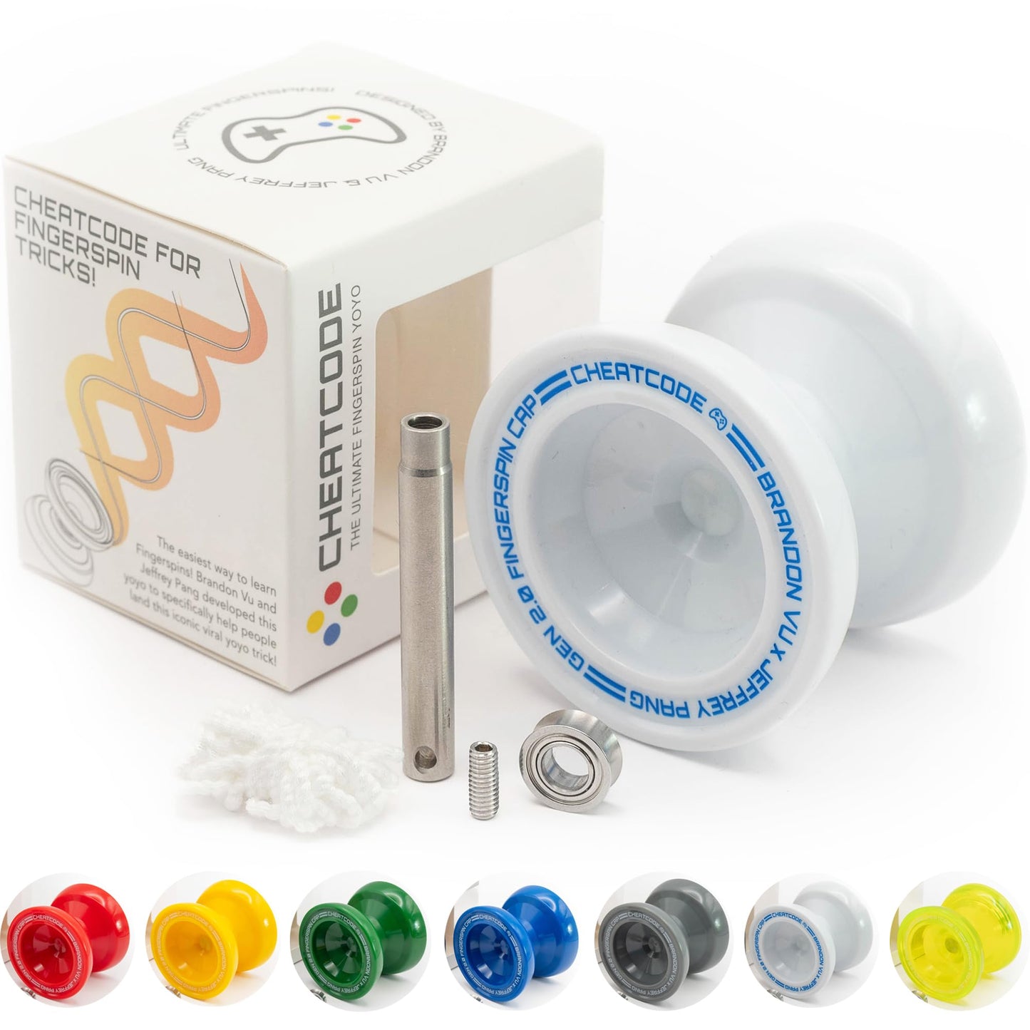 Cheatcode Yoyo by Brandon Vu - Responsive Switch to Unresponsive Yoyo for Kids, Teens, Adults - Fingerspin Yoyo & Plastic Pro Yoyo - Learn Yoyo Professional Skills - Yo Yo for Adults by Offset Yoyo