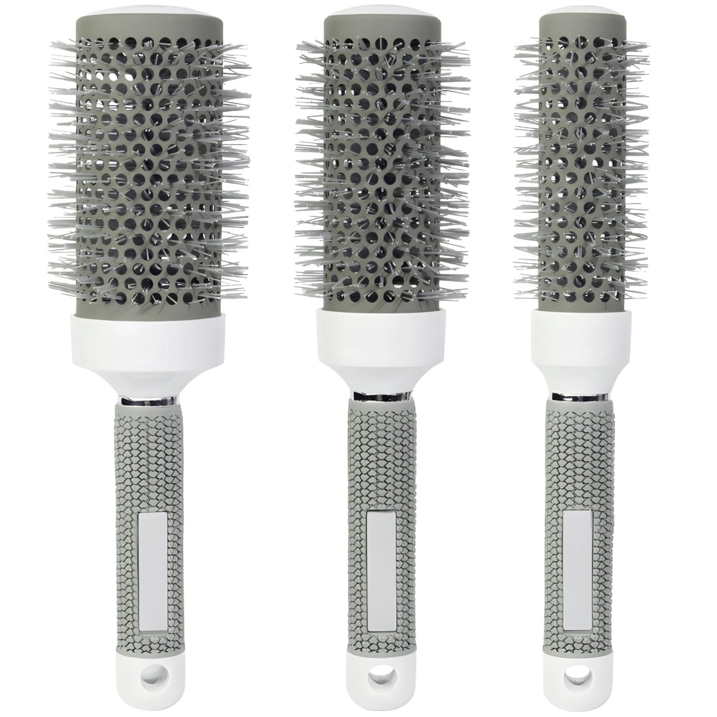 1 Round Hair Brush Set 3 PCS Round Hair Brushes, Hair Brush Set for Blow Drying