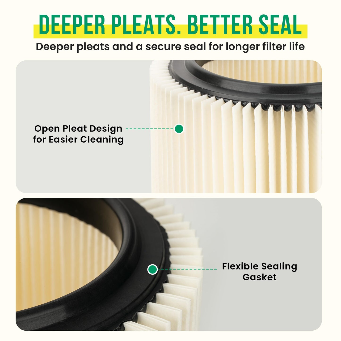 Craftsman & Ridgid Replacement Cartridge Filter