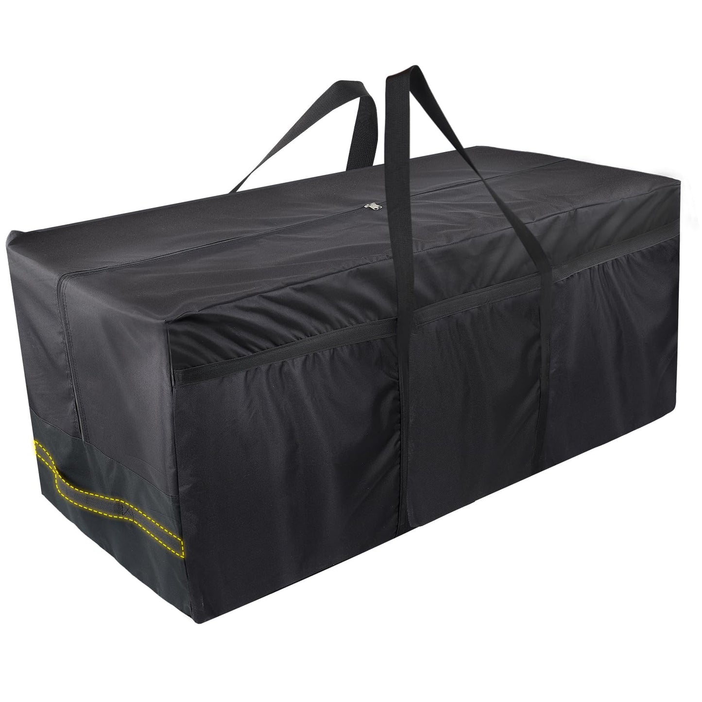 140 Gallon Extra Large Storage Bag for Aboveground Pools - Heavy-duty Pool Cover Storage with 4 Carrying Handles, Outdoor Patio Cushion Bag, 56''x24''x24''