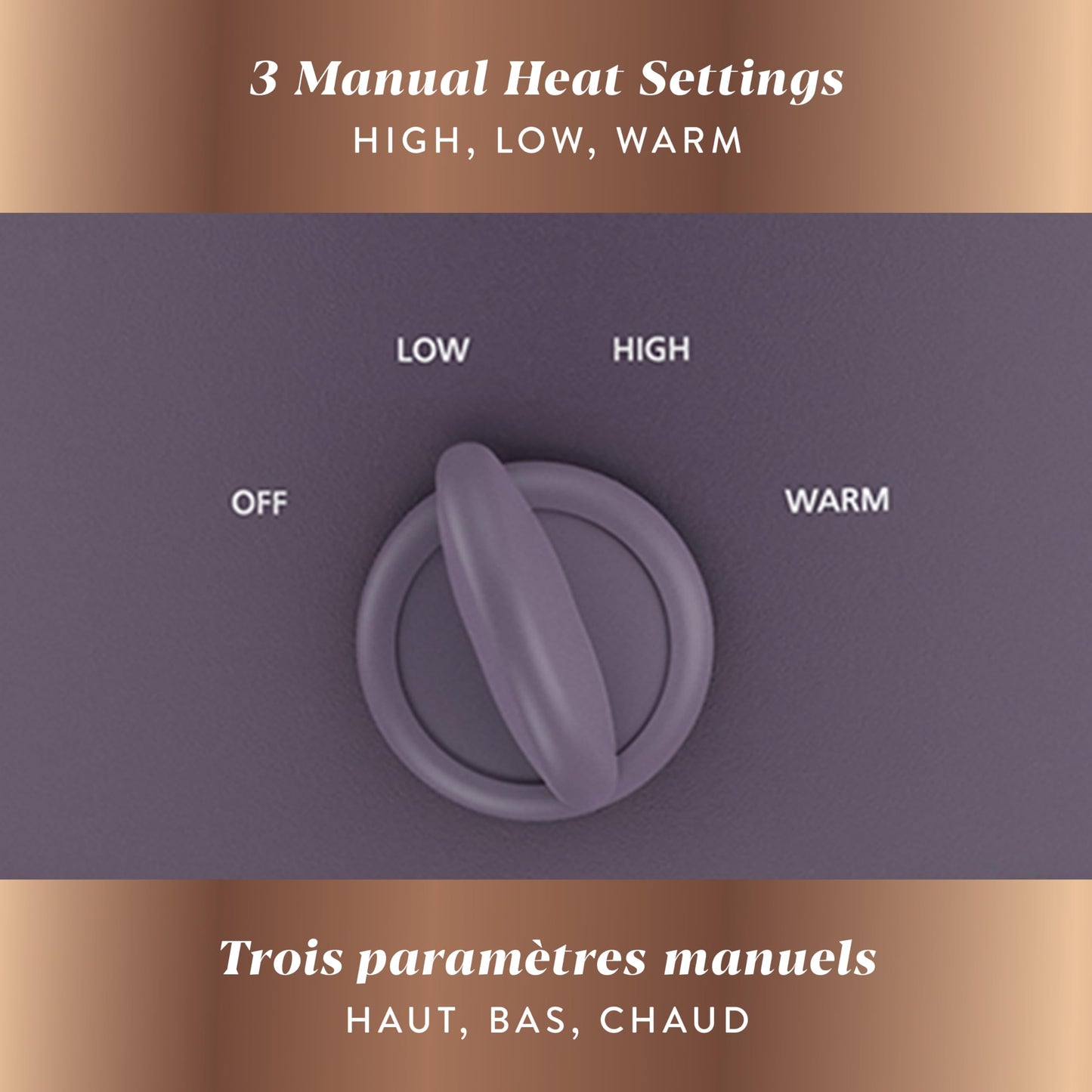 Crock-Pot Design Series 7-Quart Manual Slow Cooker, Purple Potato