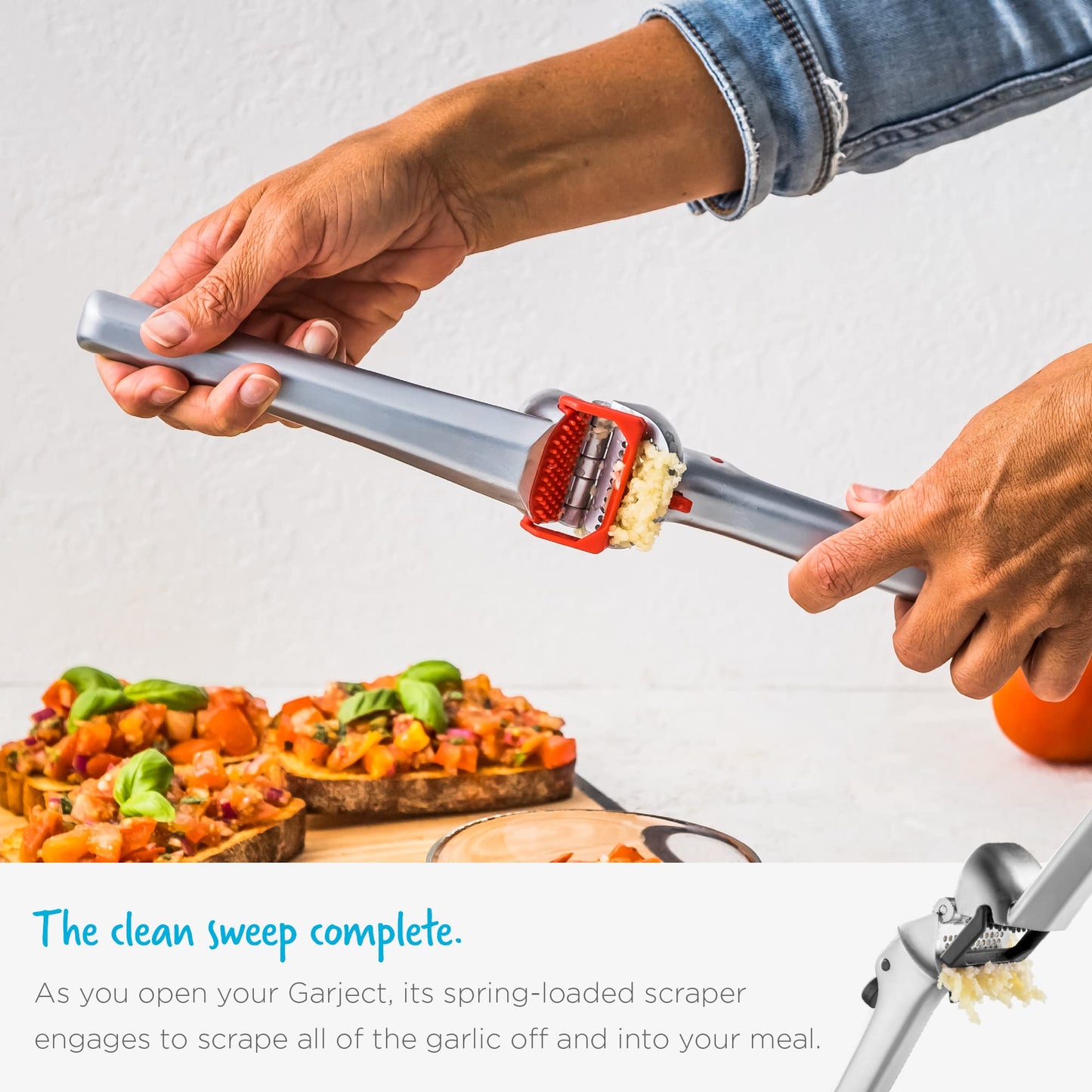 Dreamfarm Garject Garlic Presses, Charcoal