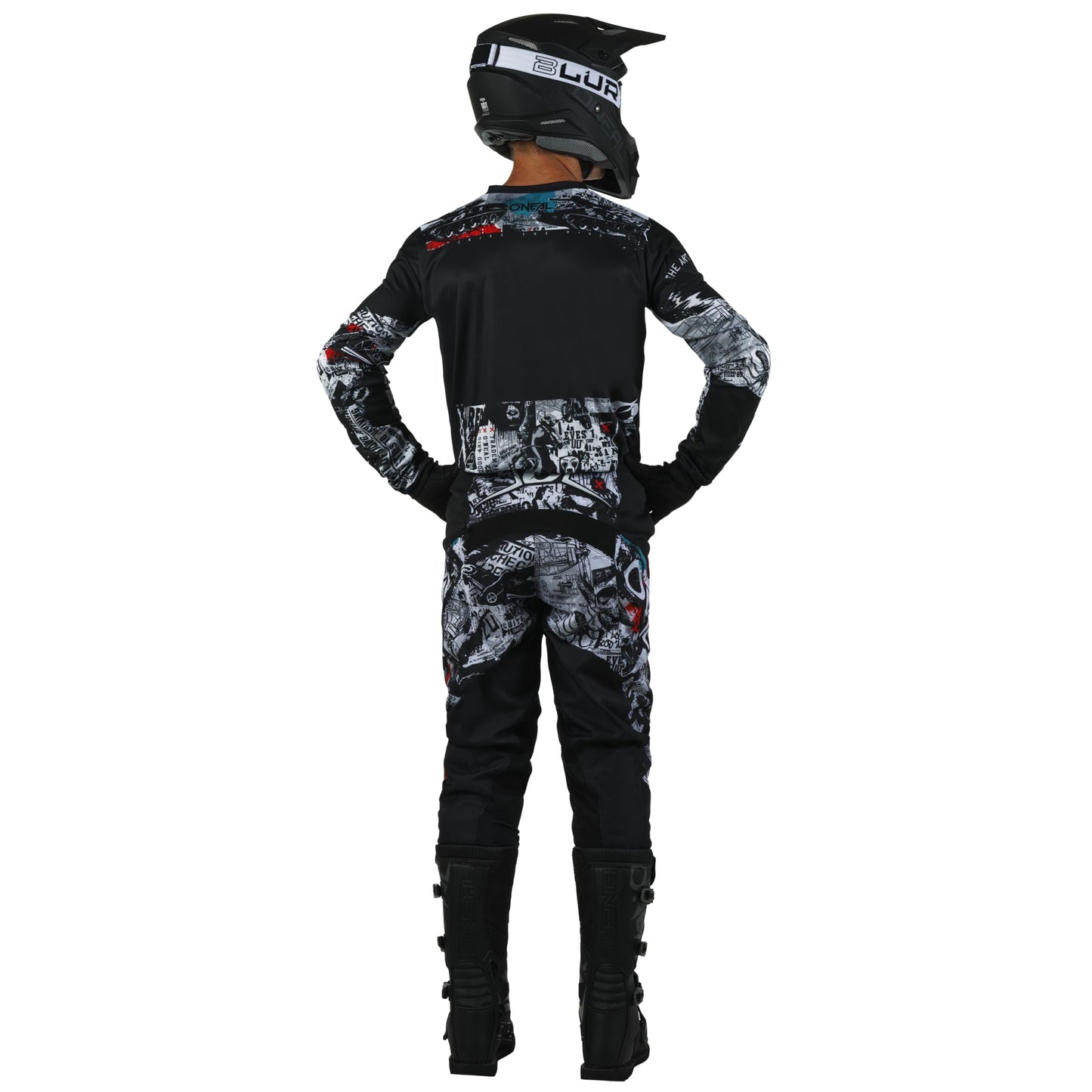 O'NEAL Element Attack Mens Jersey Black/White X-Large