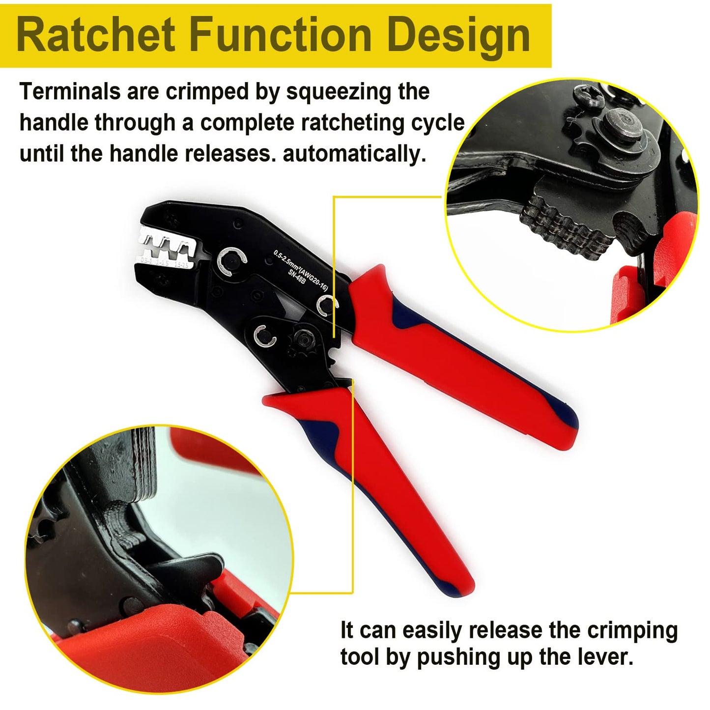 Twippo 800Pcs 50 Sets Waterproof Automotive Electrical Connectors Electrical Wire Connectors Plug Kit 1/2/3/4/5/6 Pin Waterproof Connectors with Ratchet Crimping Tool