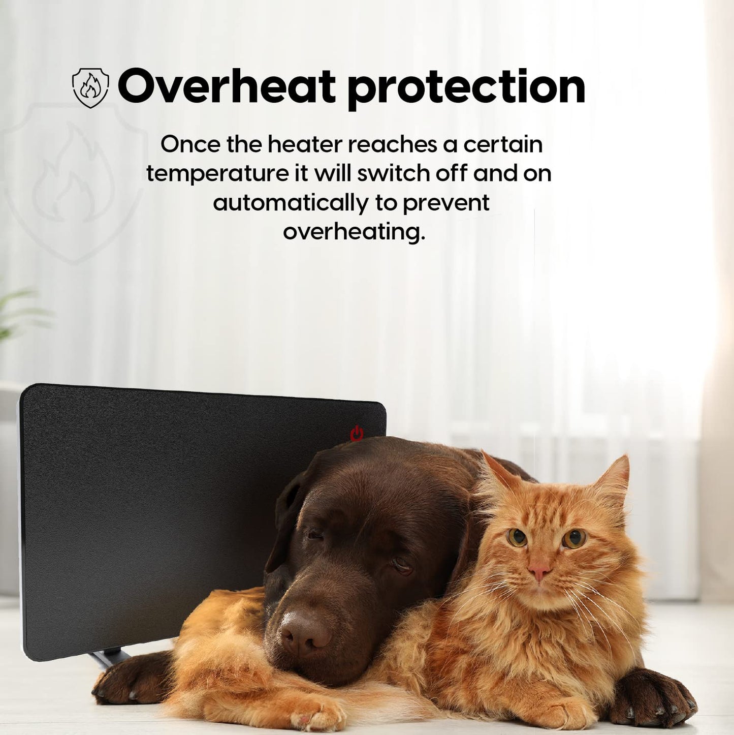 Econohome Safe Chicken Coop Heater, Safer Than Brooder Lamps, Gently Warm, 150 Watts, ETL Compliant for Safety - Also for Pets and Under Desk