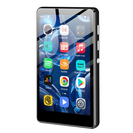 80GB MP3 Player with Bluetooth and WiFi, SWOFY M503Pro 4.0-inch Touchscreen MP3 MP4 Player with and Speaker, Spotify Music Player with Audible, Pandora, Amazon Player, MP4&MP3 Player up to 1TB